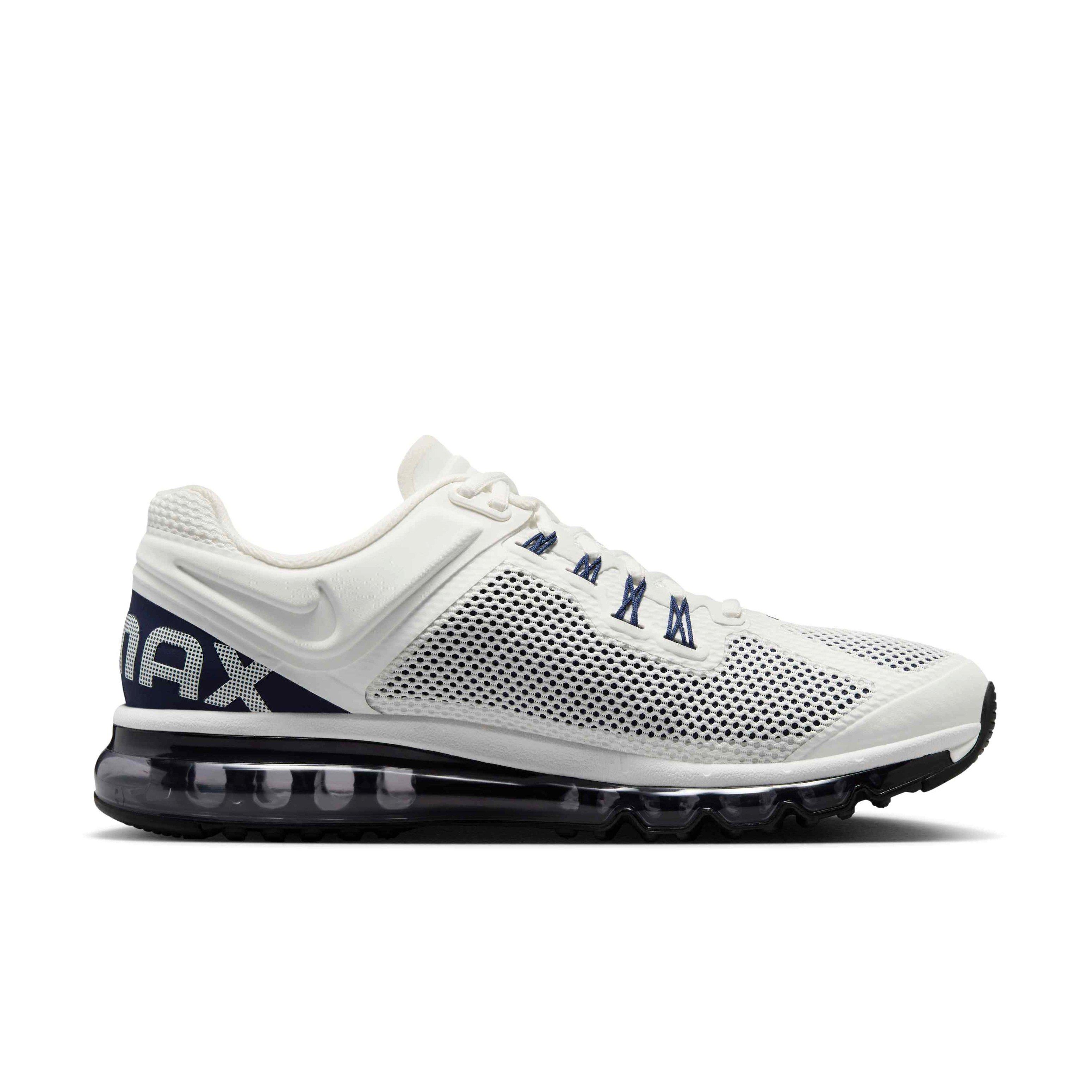 Nike Air Max 2013 "Summit White/Midnight Navy/Black" Men's Shoe - WHITE/NAVY/BLACK