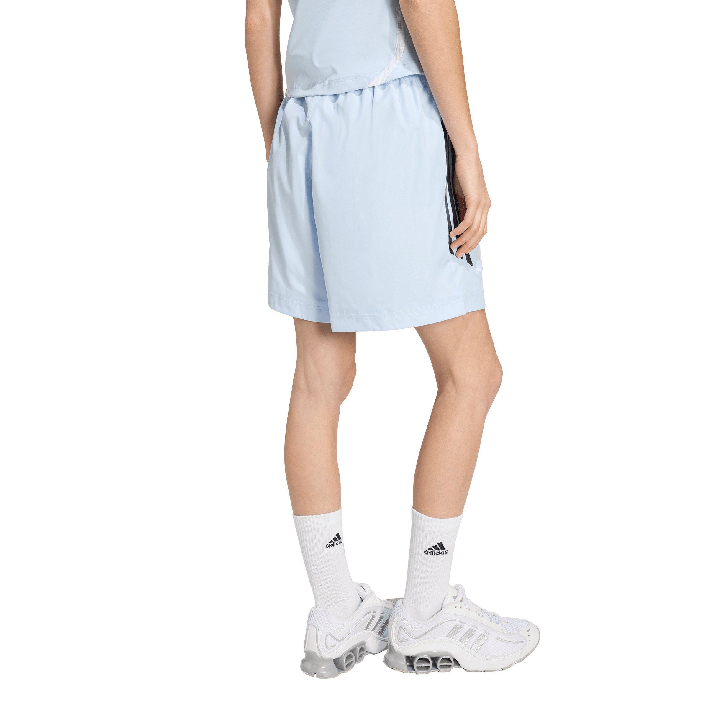 adidas Originals Women's Teamgeist Shorts-Light Blue - LT BLUE Thumbnail View 2