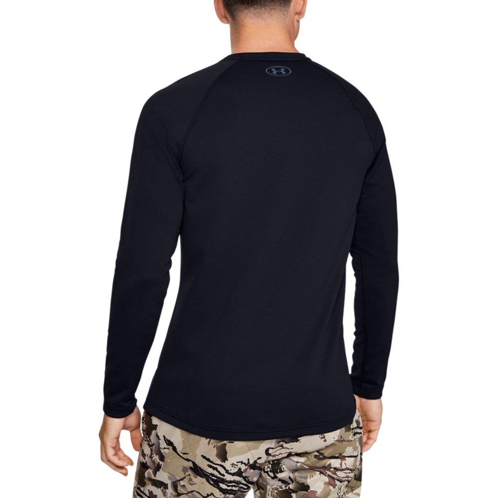 Under Armour Men's ColdGear Base 4.0 Crew - BLACK Thumbnail View 2
