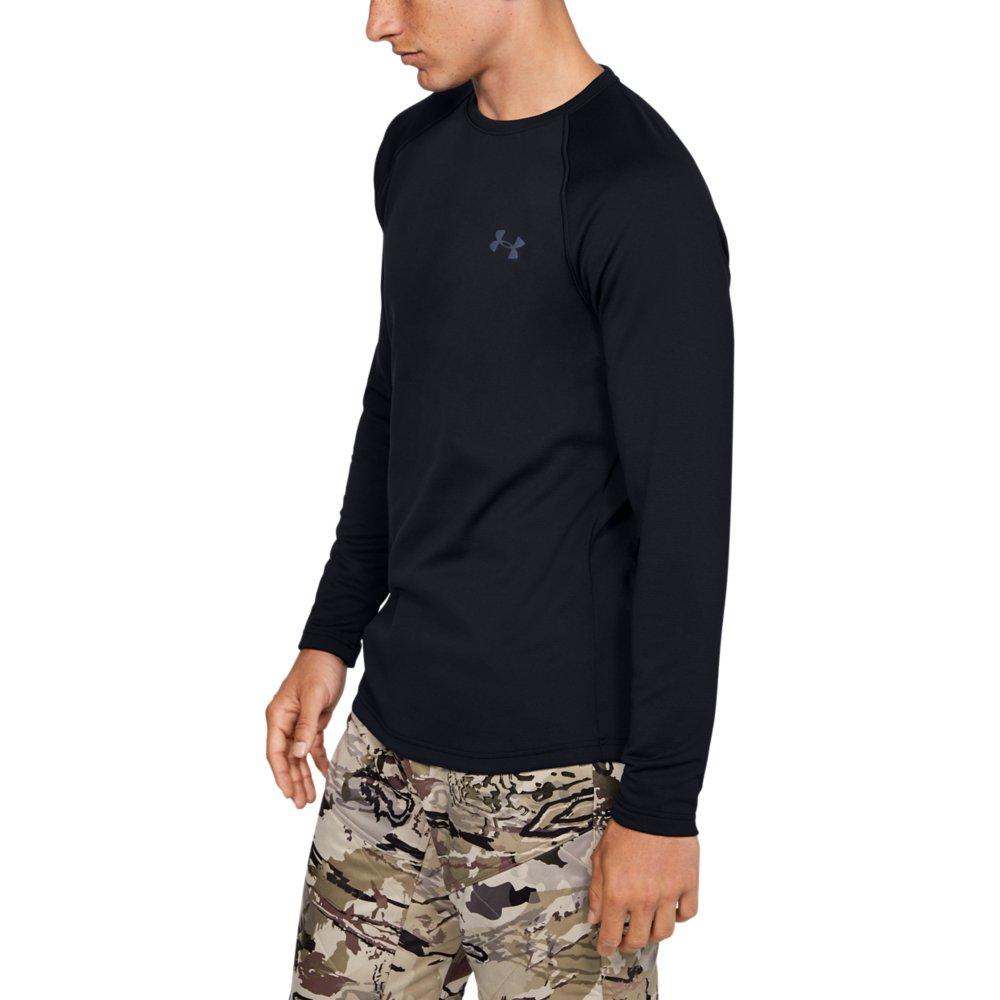 Under Armour Men's ColdGear Base 4.0 Crew - BLACK Thumbnail View 3