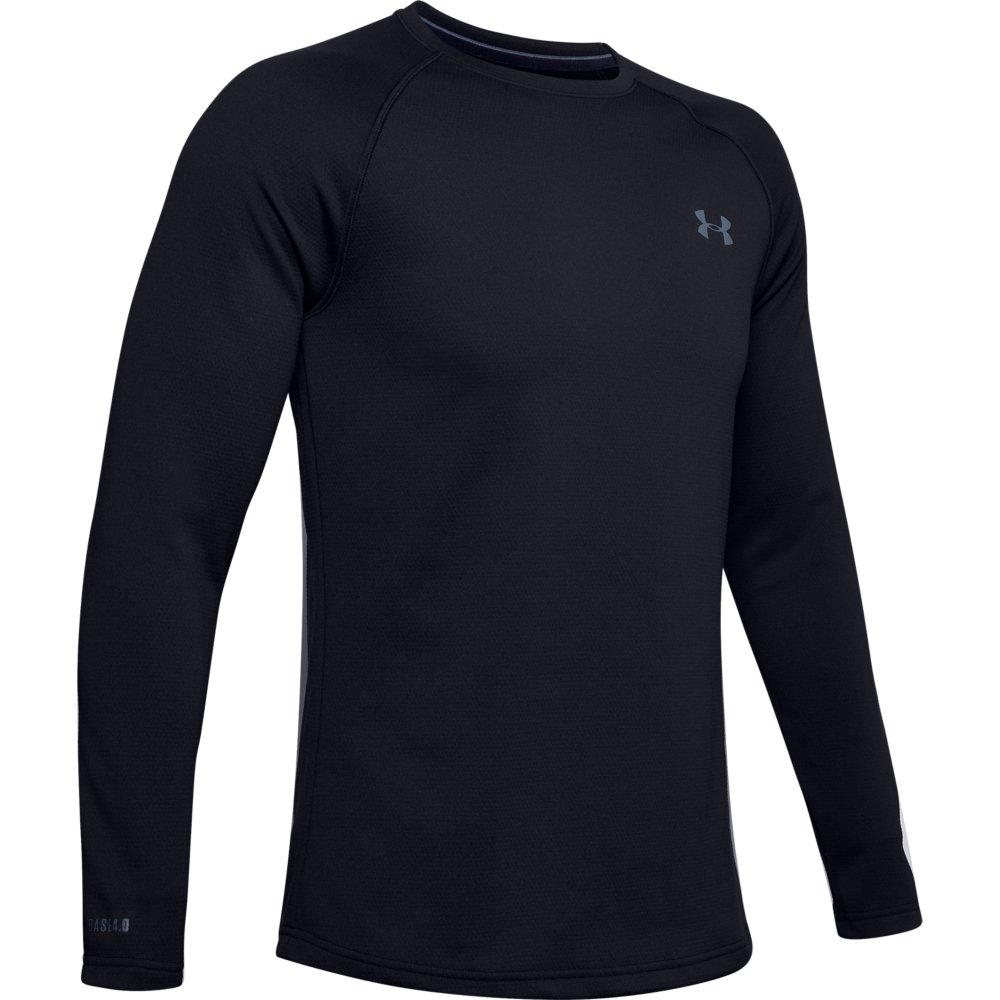 Under Armour Men's ColdGear Base 4.0 Crew - BLACK Thumbnail View 4