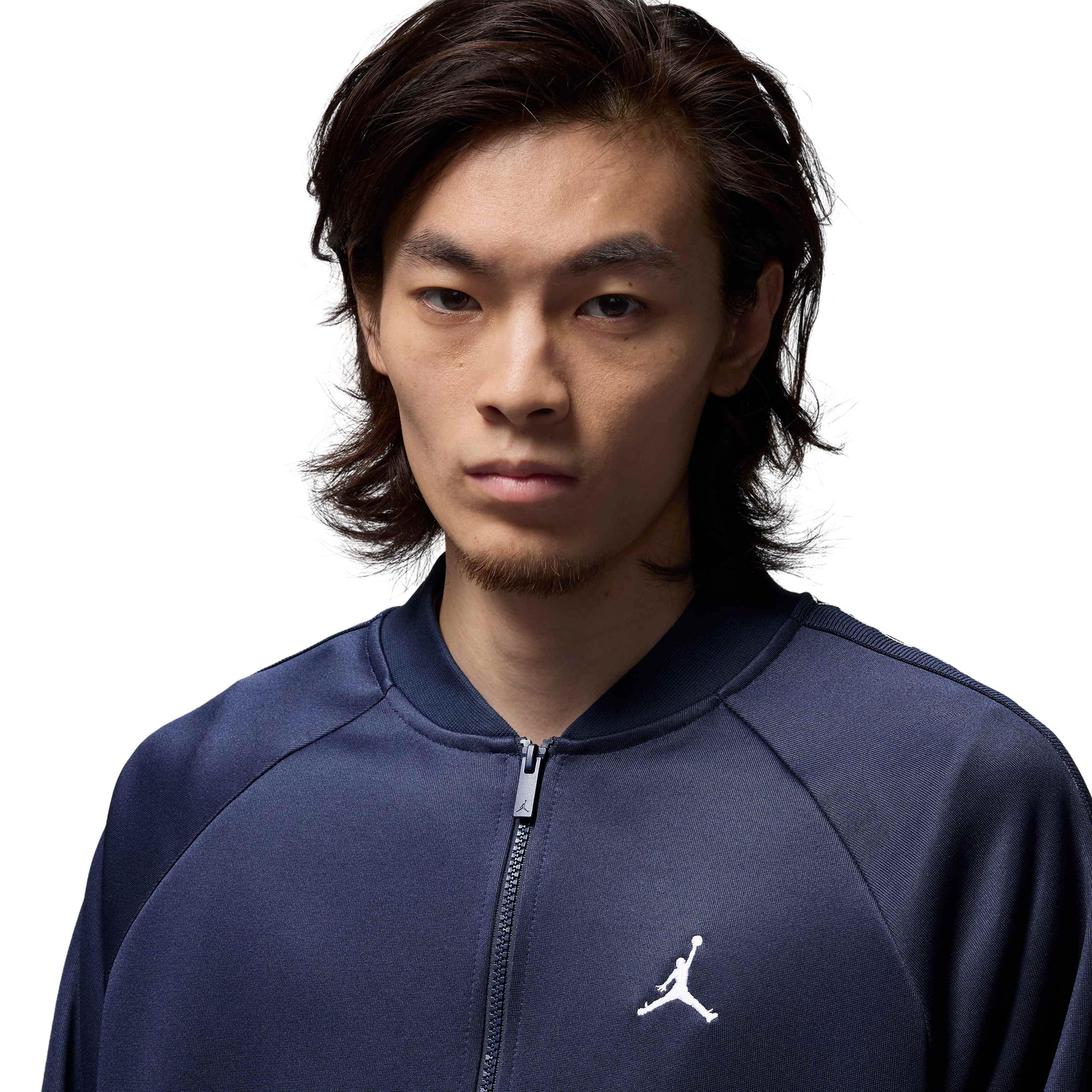 Jordan Men's Essentials Tracksuit Jacket -Blue - BLUE Thumbnail View 3