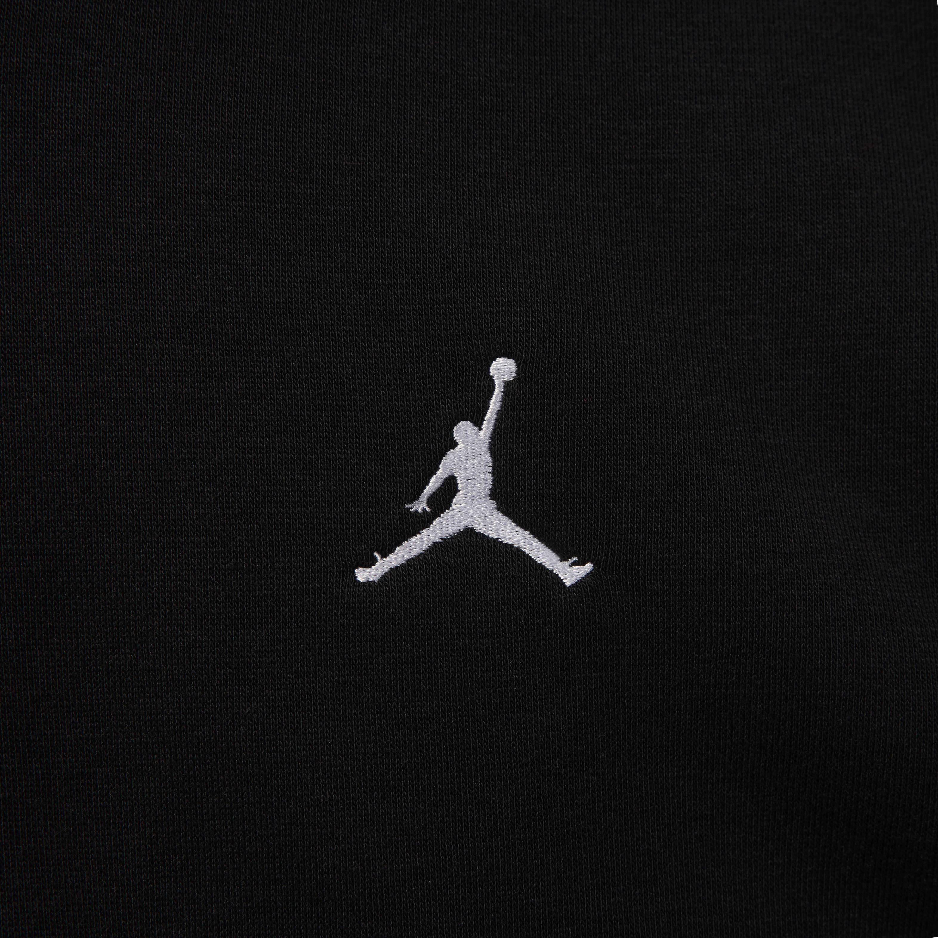 Jordan Men's Brooklyn Fleece Full-Zip Jacket - BLACK Thumbnail View 5