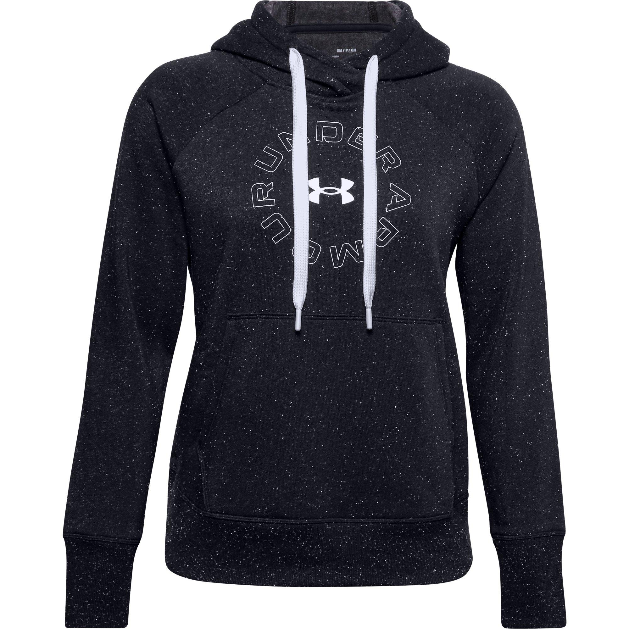 Women's ua rival fleece best sale metallic hoodie