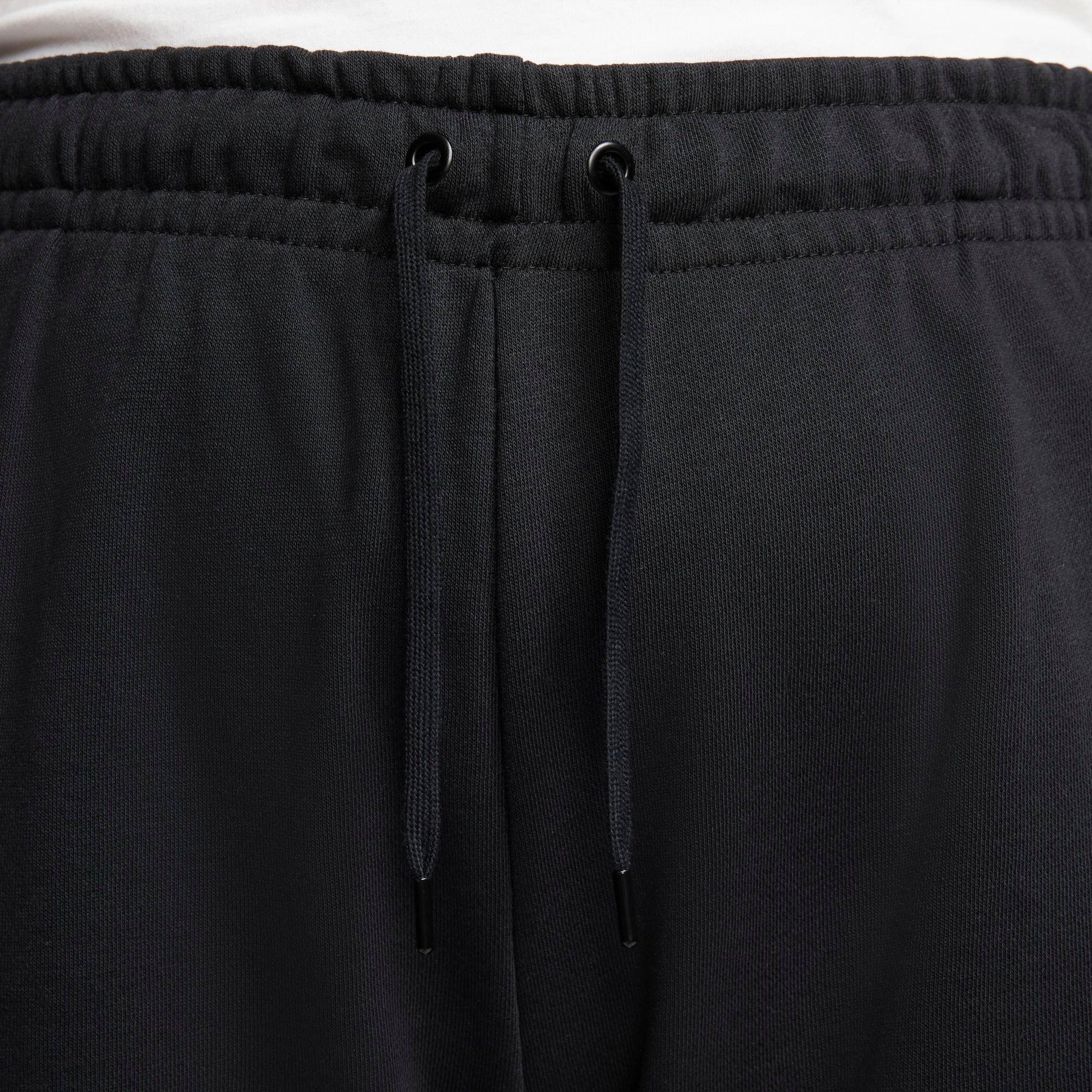 Nike Women's Sportswear Club Fleece Black Shorts-Plus Size