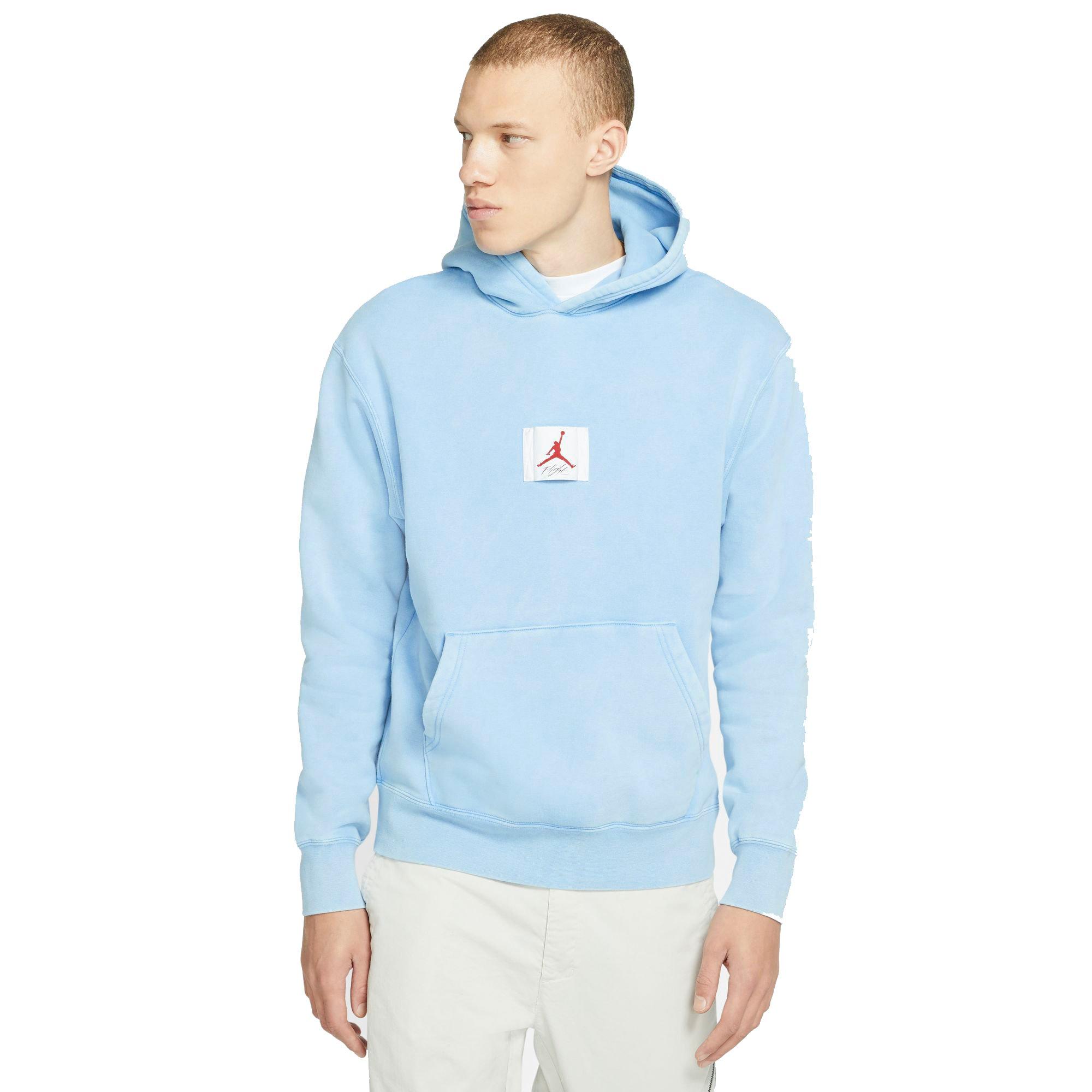 jordan light blue hoodie