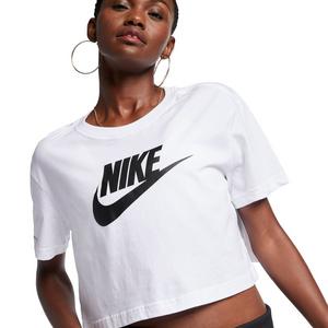 Nike Women's Sportswear Essential Cropped T-Shirt - White