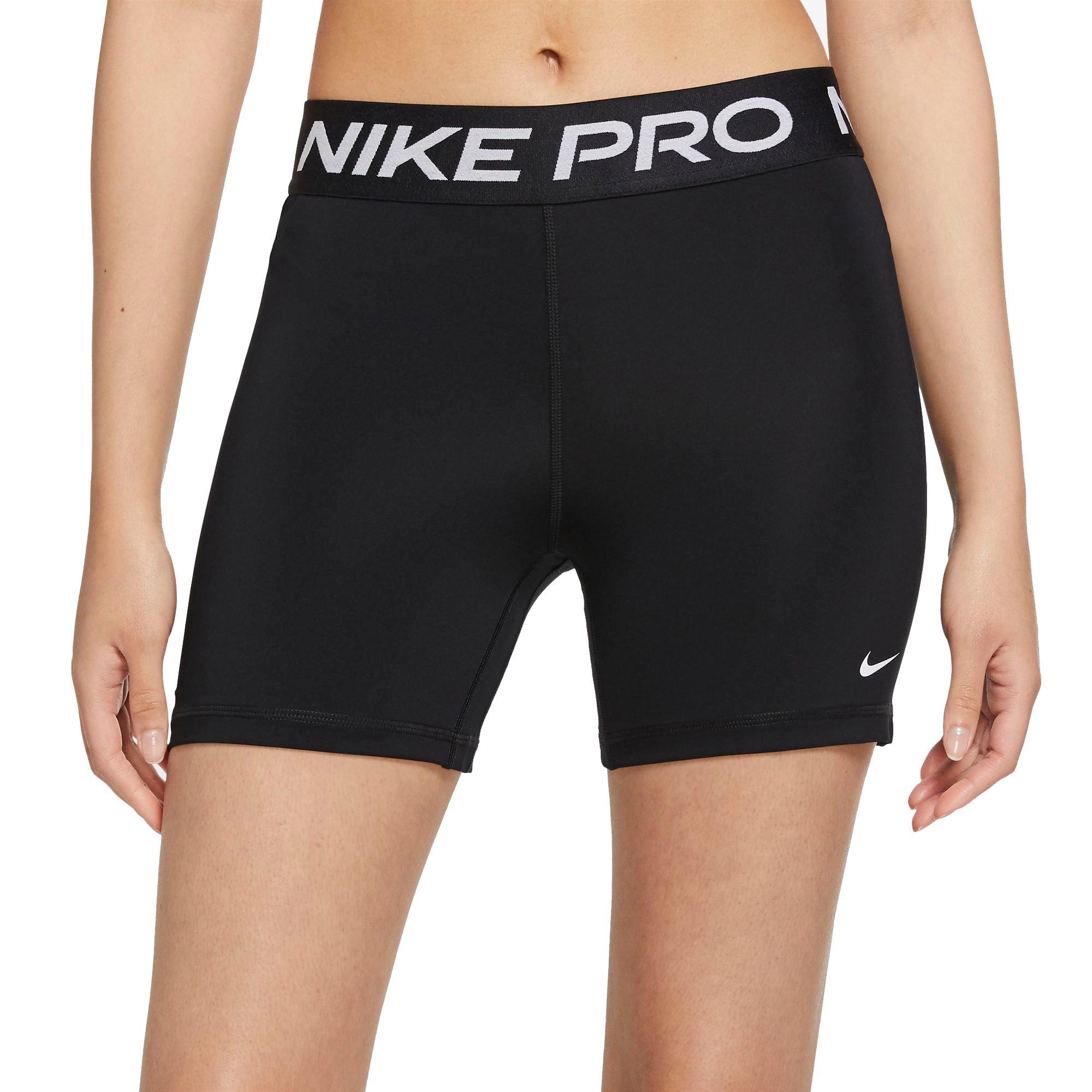 Nike Women's Pro 365 5" Shorts - BLACK Thumbnail View 1