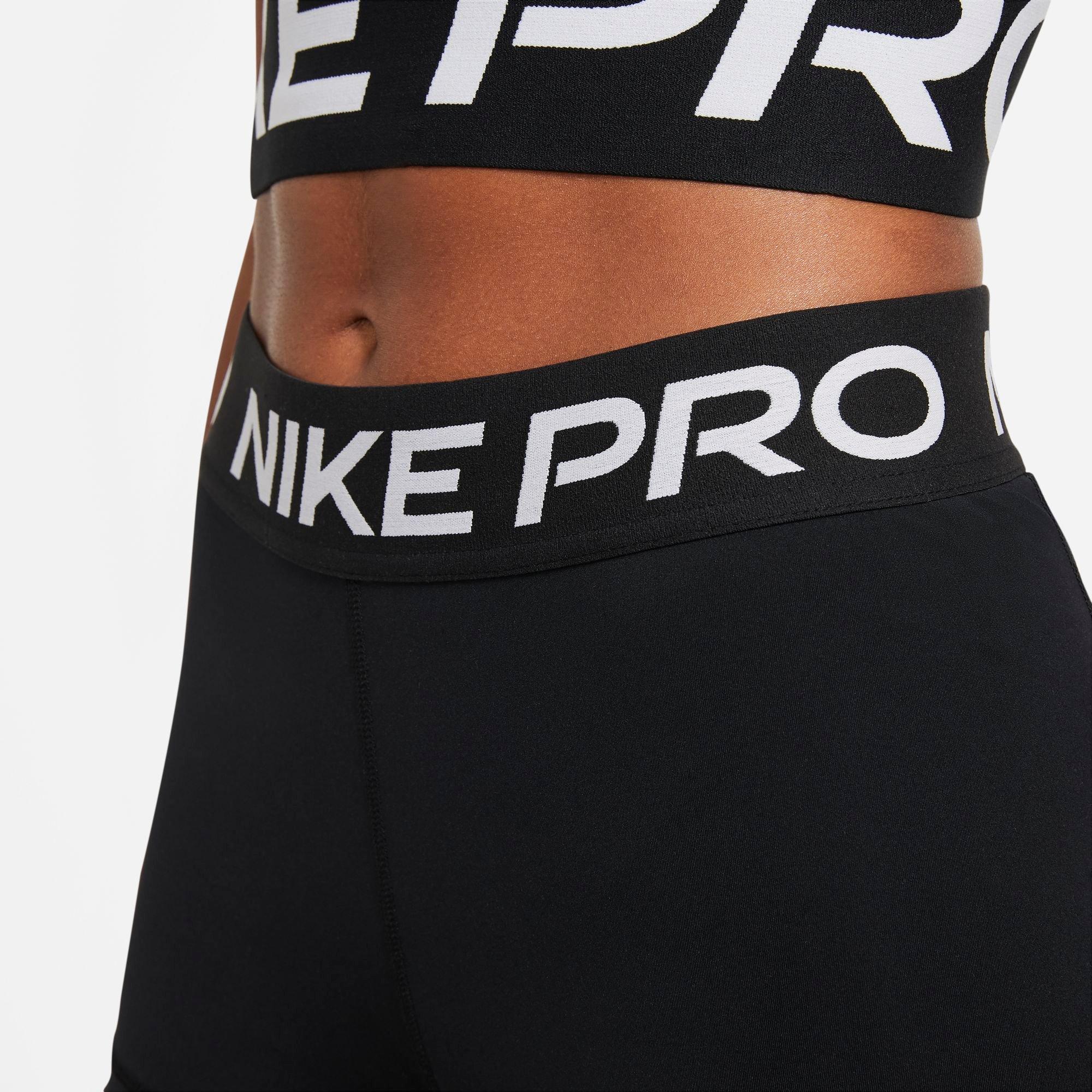 Nike Women's Pro 3" Shorts - Black - BLACK Thumbnail View 4