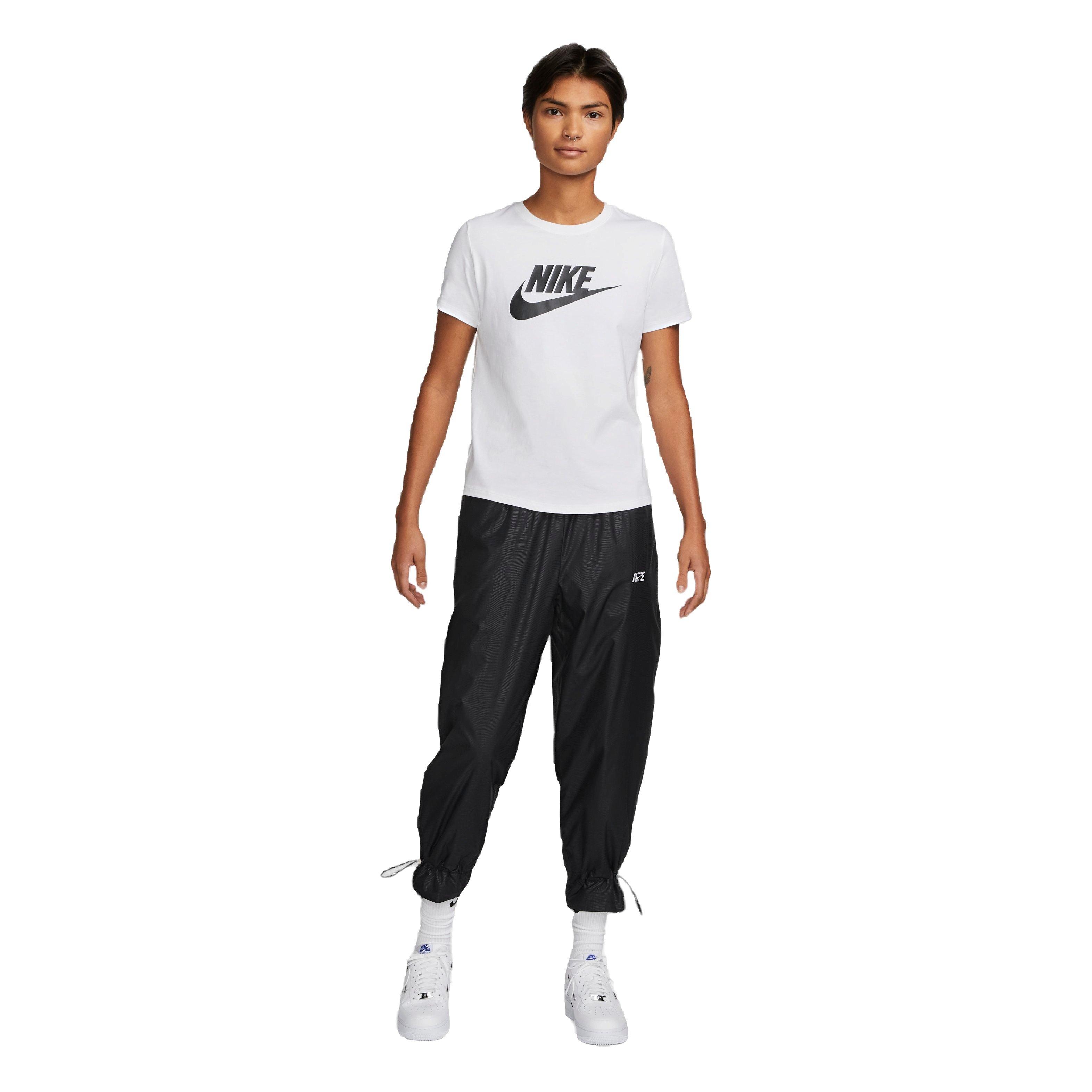 Nike Women's Sportswear Essential Tee-White - WHITE Thumbnail View 4