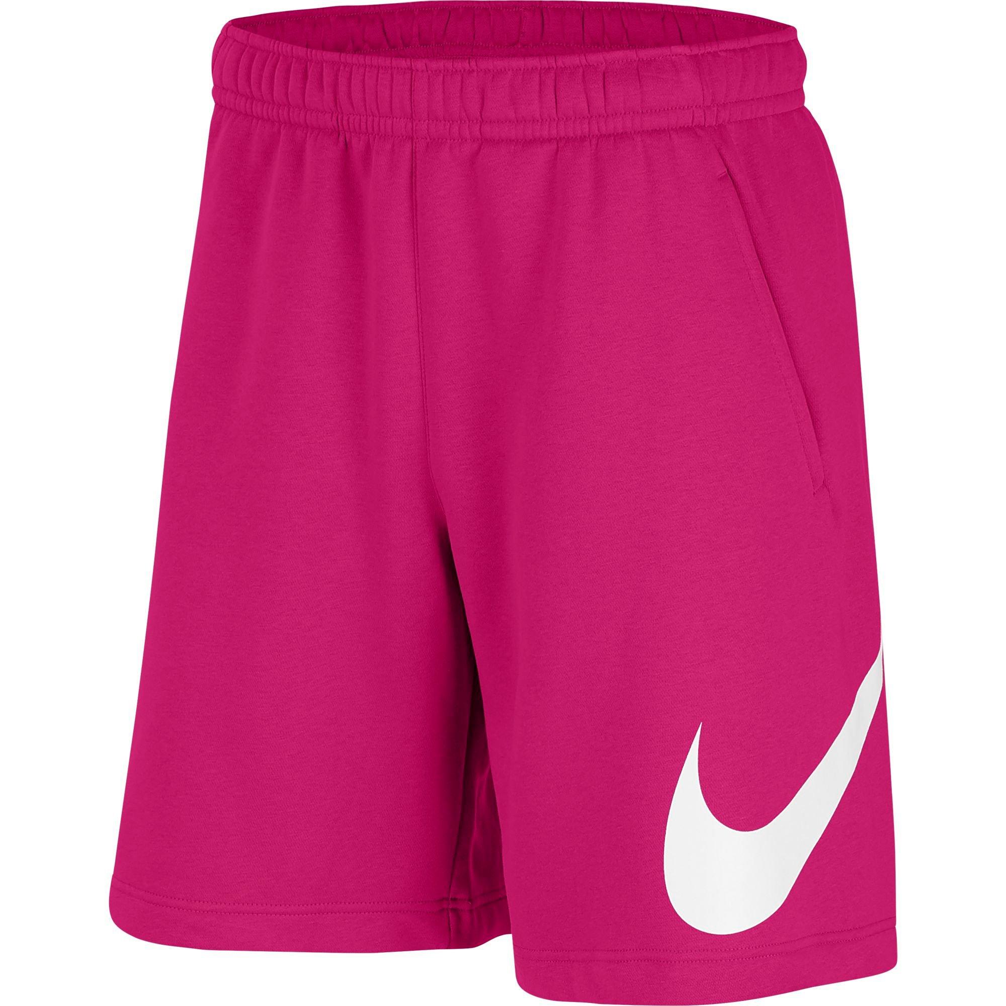 Nike Men s Pink Sportswear Club Graphic Shorts Hibbett City Gear