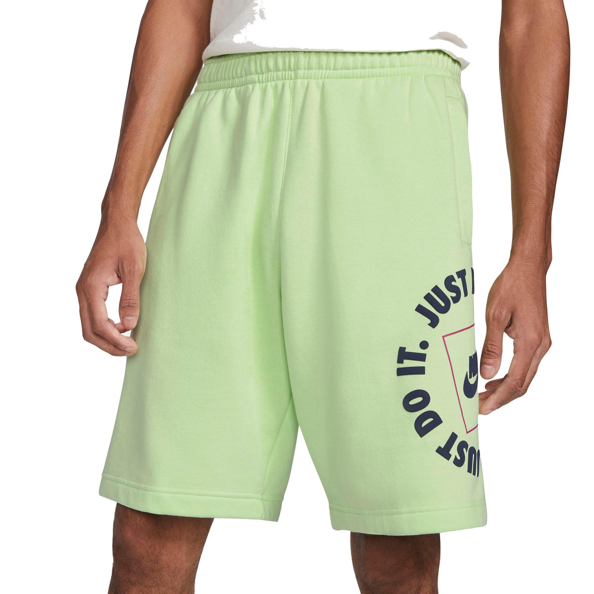 nike just do it fleece shorts