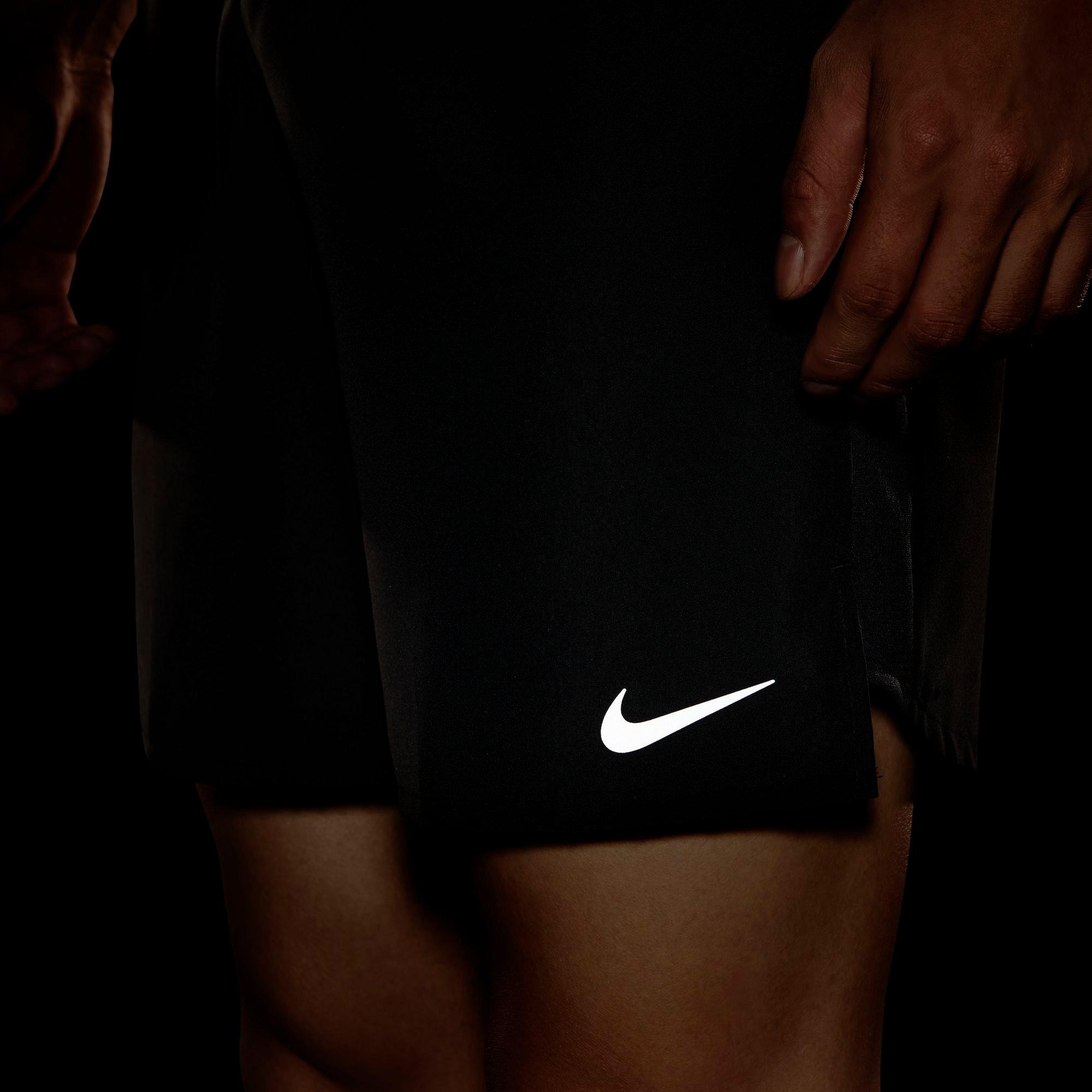 Nike Men's Challenger 7" Brief-Lined Running Shorts - BLACK Thumbnail View 3