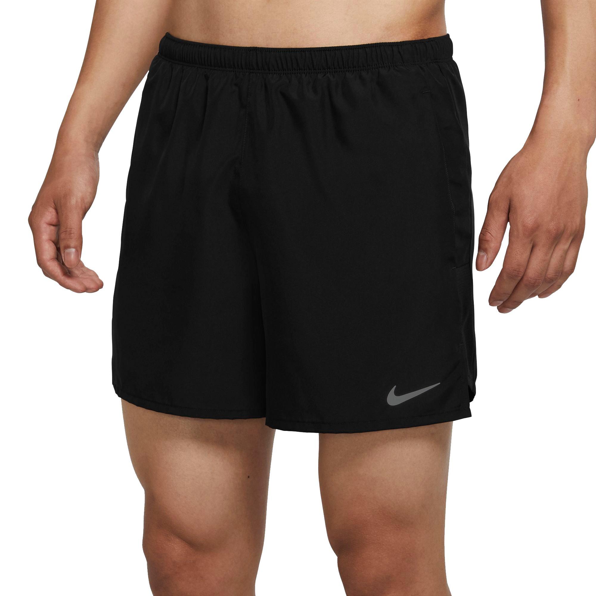 Nike Men's Challenger 5" Brief-Lined Running Shorts - BLACK Thumbnail View 1