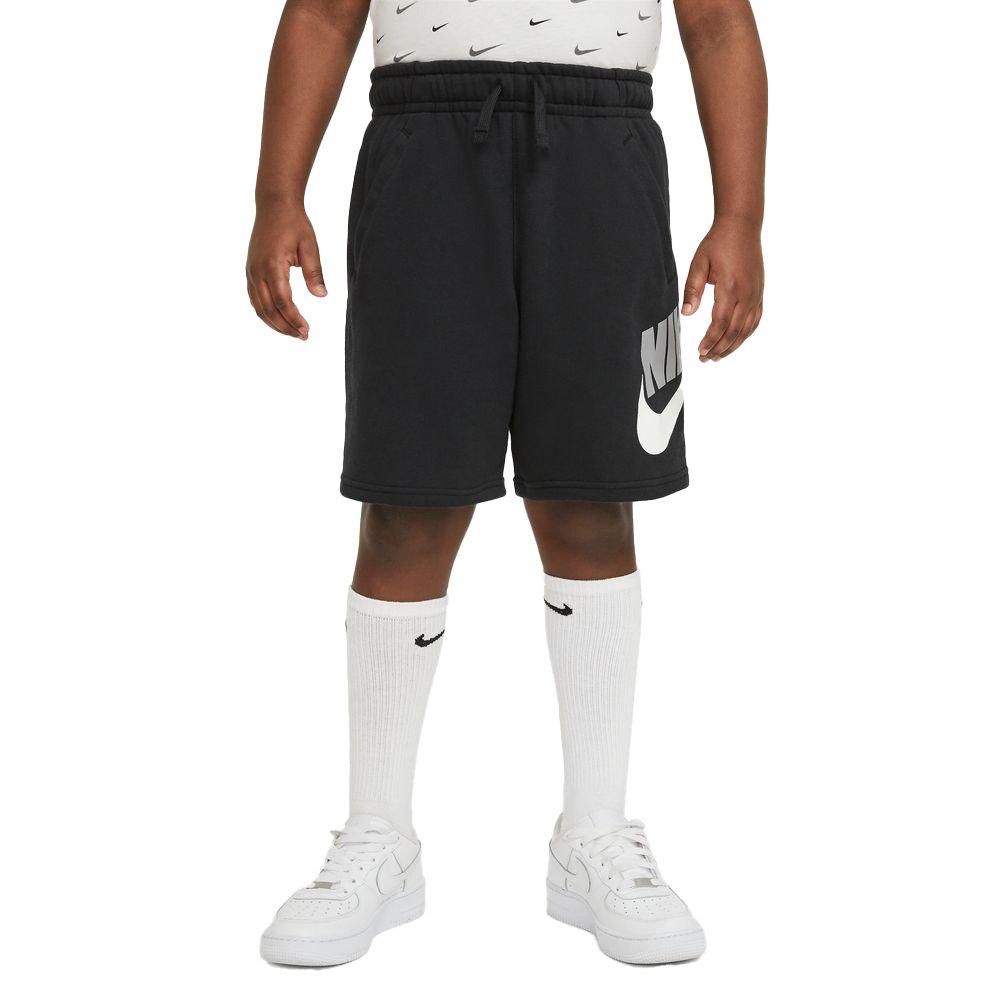 Nike Big Boys' Sportswear Club Black Fleece Shorts - BLACK Thumbnail View 3