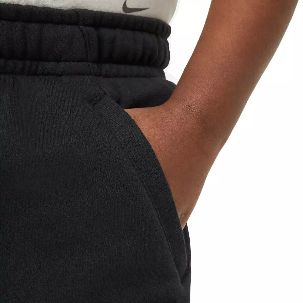 Nike Big Boys' Sportswear Club Black Fleece Shorts - BLACK