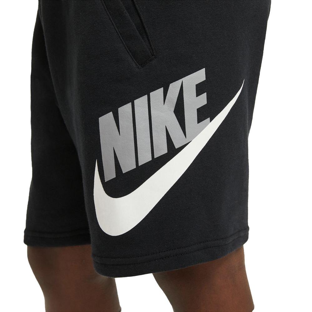 Nike Big Boys' Sportswear Club Black Fleece Shorts - BLACK Thumbnail View 5