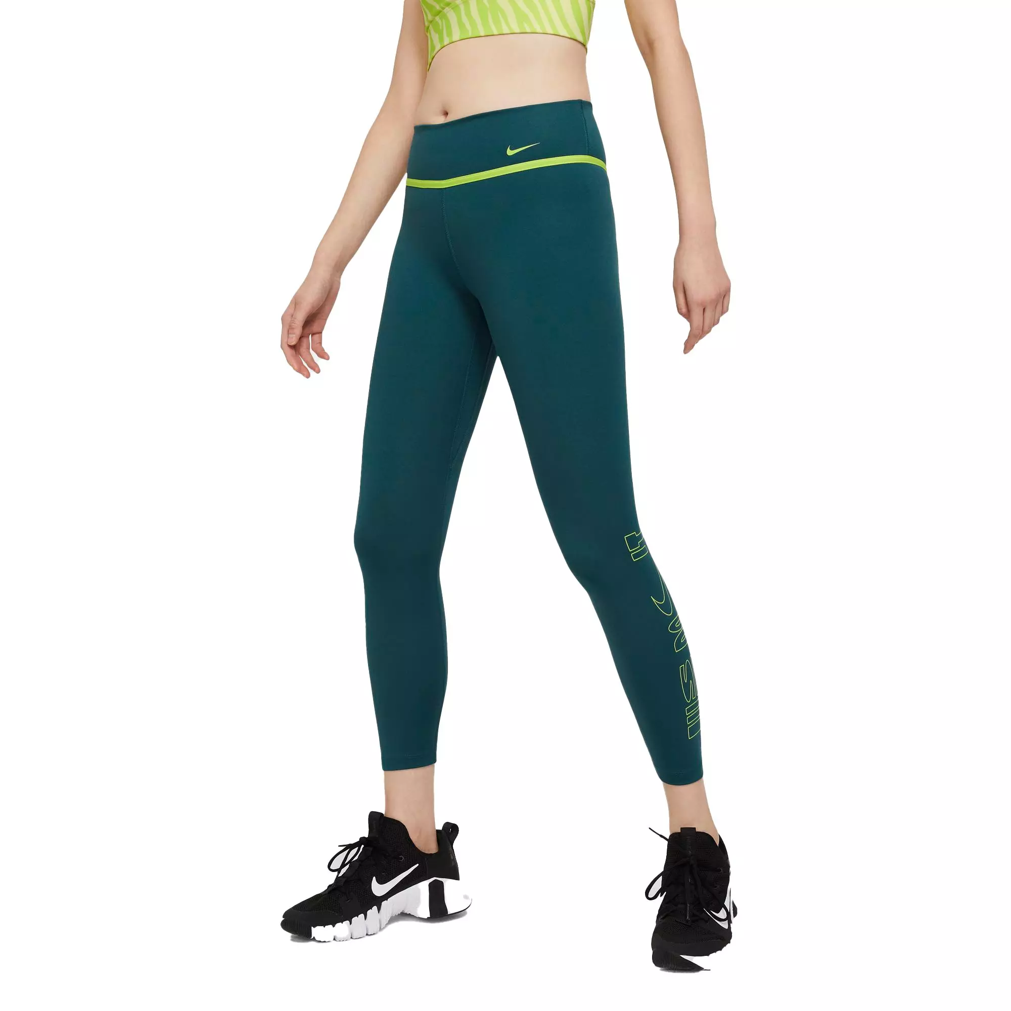 Nike Women's Yoga Dri-FIT 7/8 High-Rise Leggings-Black - Hibbett