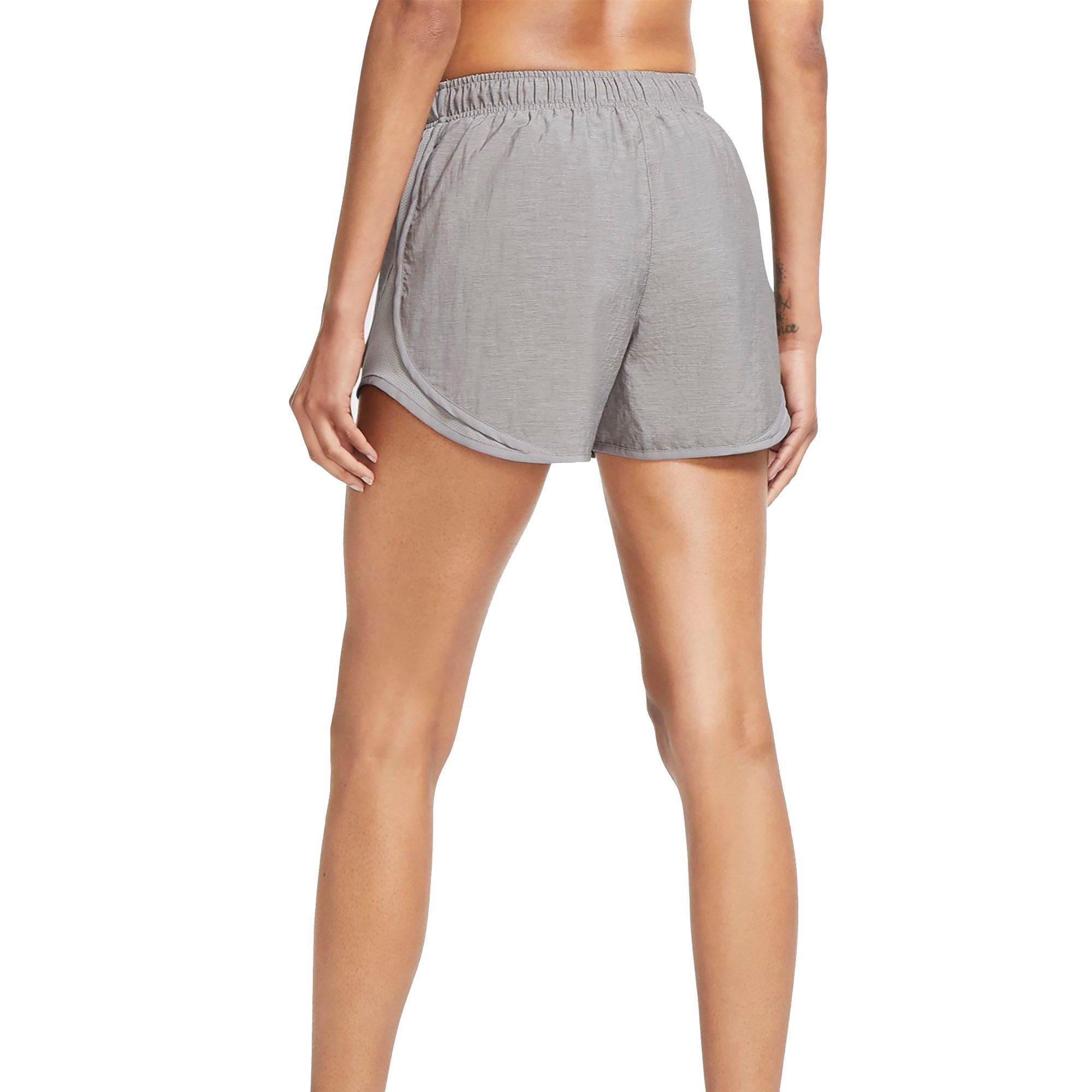 Nike Women's Tempo Heathered Grey Running Shorts - GREY Thumbnail View 2