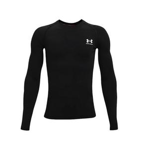 Under Armour Boys' "Black" HeatGear Long-Sleeve Compression Shirt