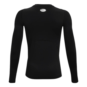 Under Armour Boys' "Black" HeatGear Long-Sleeve Compression Shirt