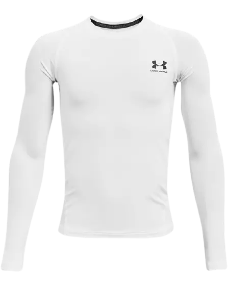 Under Armour HeatGear Compression Men's Tennis Shirt - White