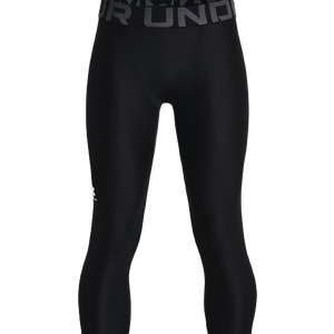 Under Armour Boys' "Black" HeatGear 3/4 Leggings