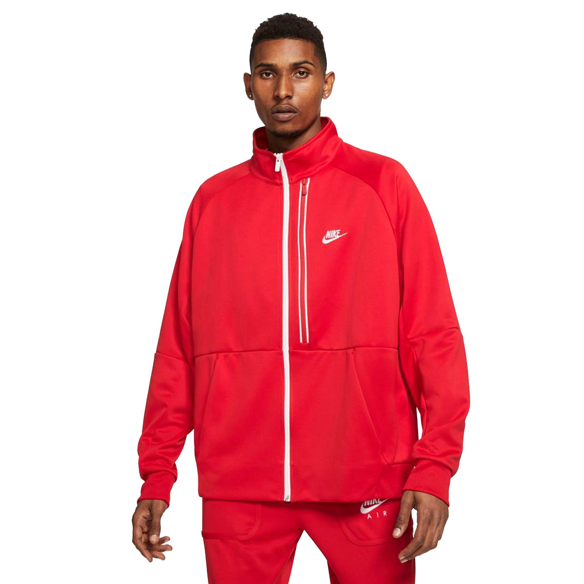 Nike red 2025 jacket mens