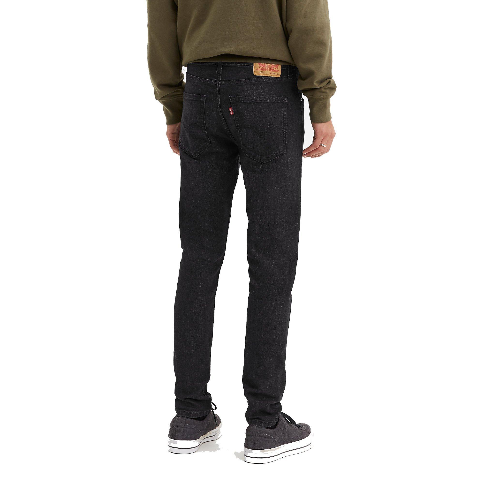 Levi's Men's 512 Slim Taper Fit Native Cali Jeans - BLACK Thumbnail View 2