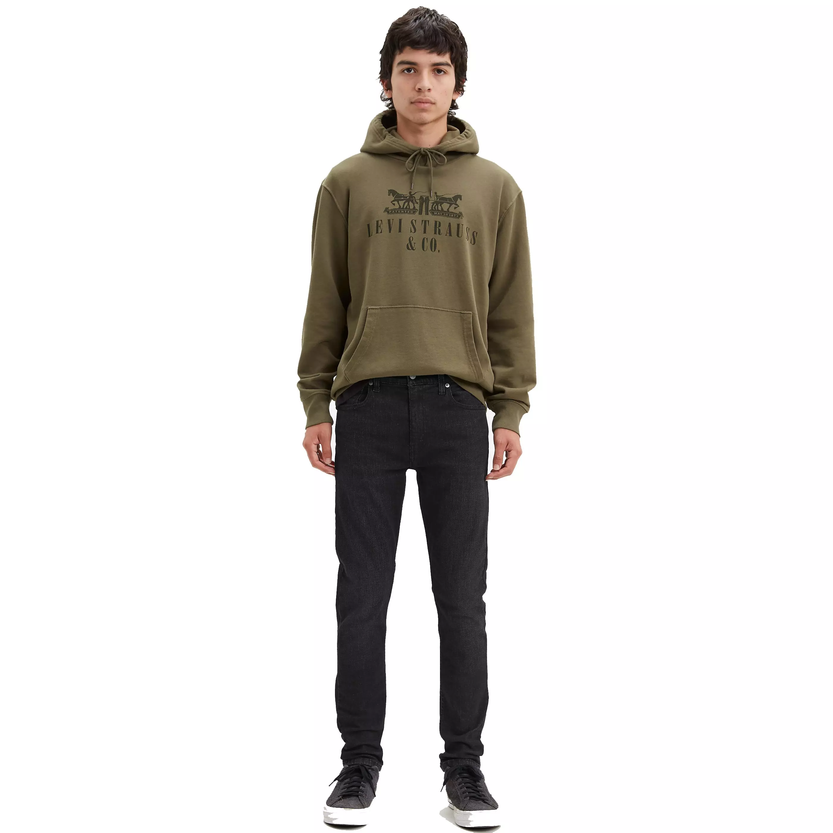 Levi's Men's 512 Slim Taper Fit Native Cali Jeans - BLACK