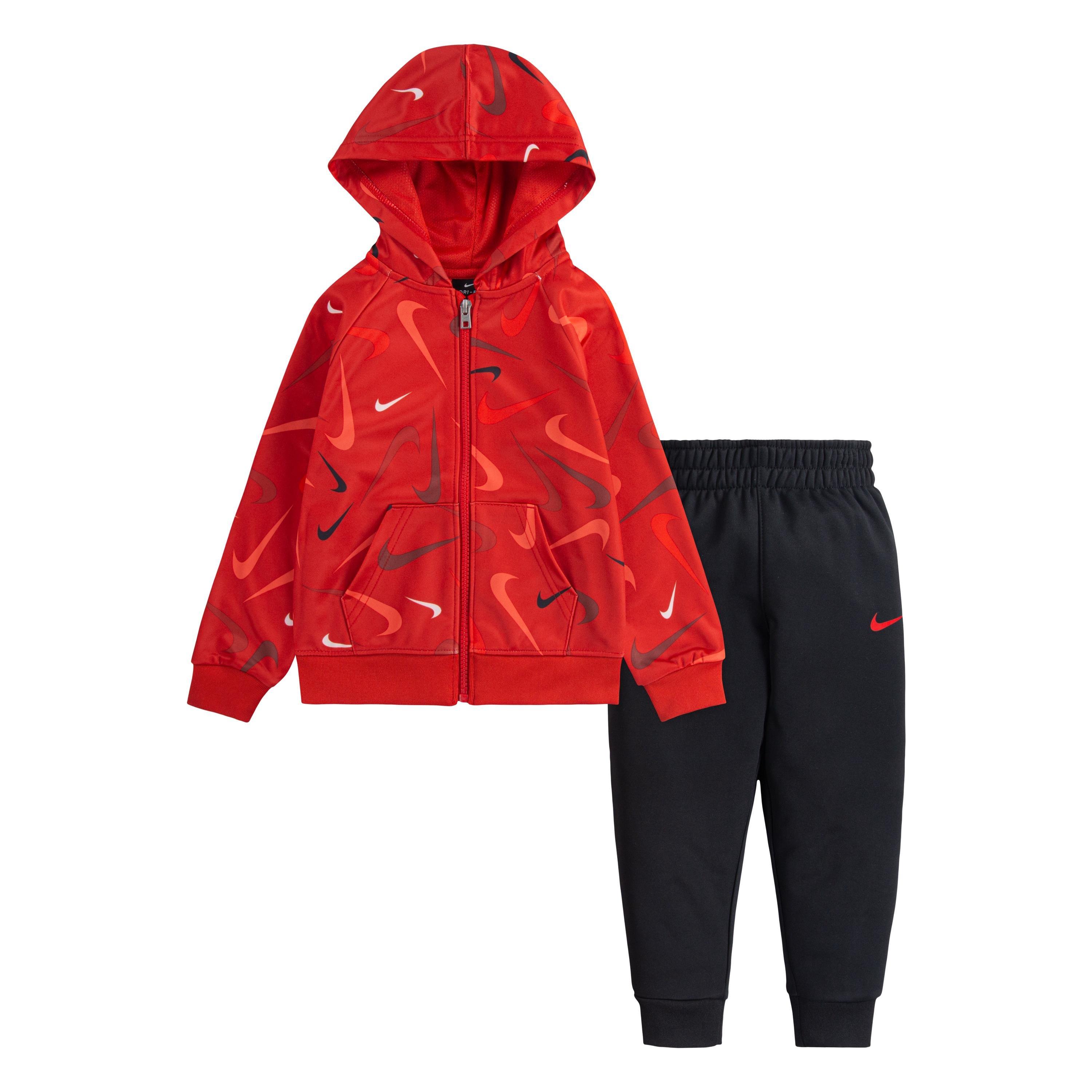 Nike Sportswear SUSTAINABLE SET - Tracksuit - gym red/red 