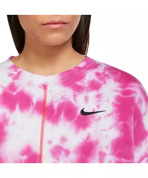 posponer cine Qué Nike Women's Sportswear Tie-Dye Crew "Pink" Sweatshirt