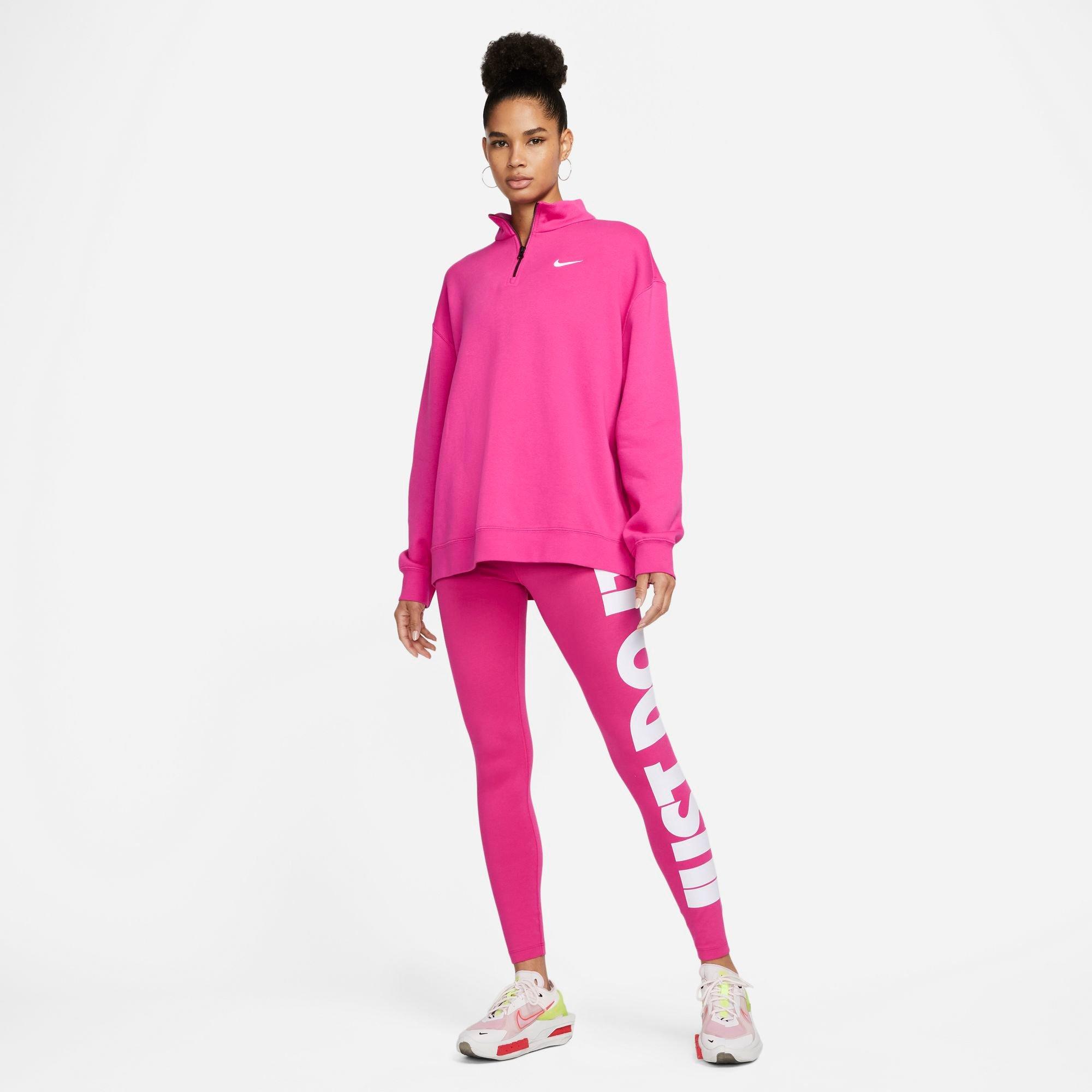Nike Women's Therma-FIT One Mid-Rise Leggings-Pink - Hibbett