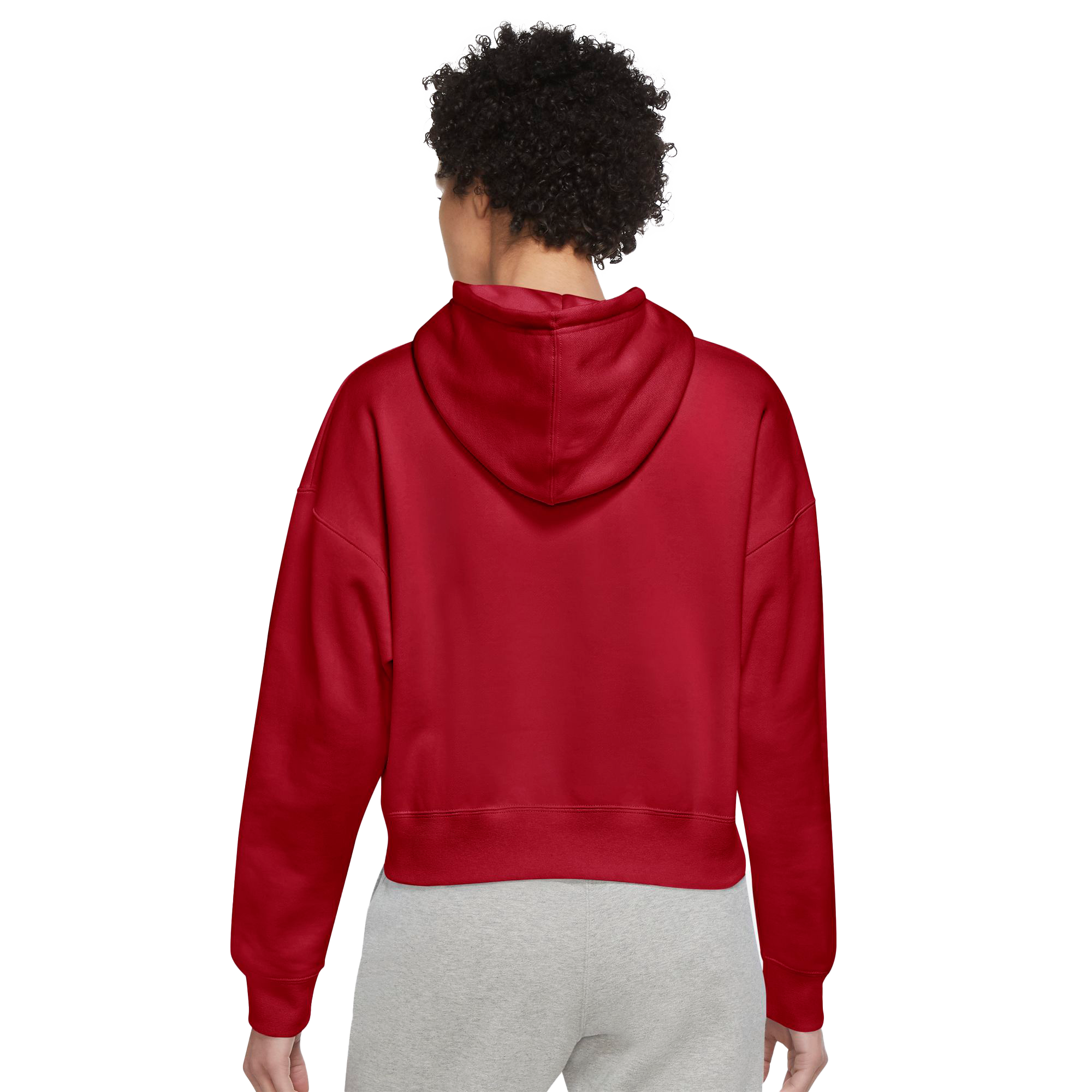 Jordan Women's Essentials Fleece Red Pullover Hoodie - Hibbett | City Gear