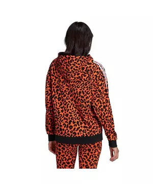 nummer ubehageligt hensynsfuld adidas Women's x Rich Mnisi Cheetah Print Pullover Hoodie-Orange - Hibbett  | City Gear