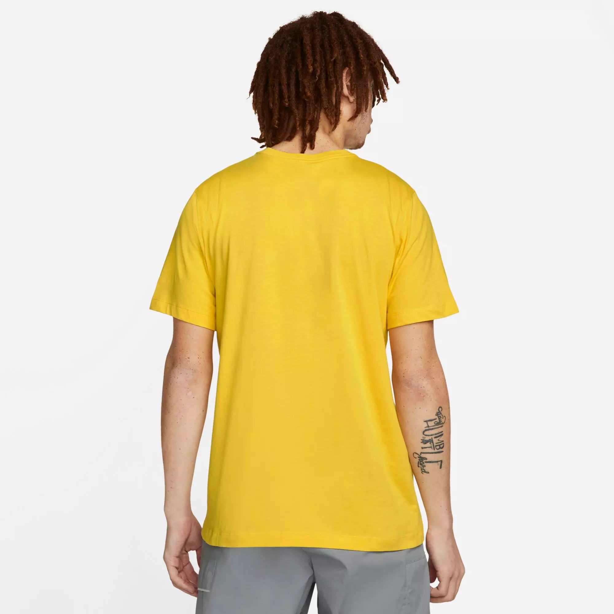 Nike Men's Sportswear JDI Swoosh "Yellow" Tee - YELLOW