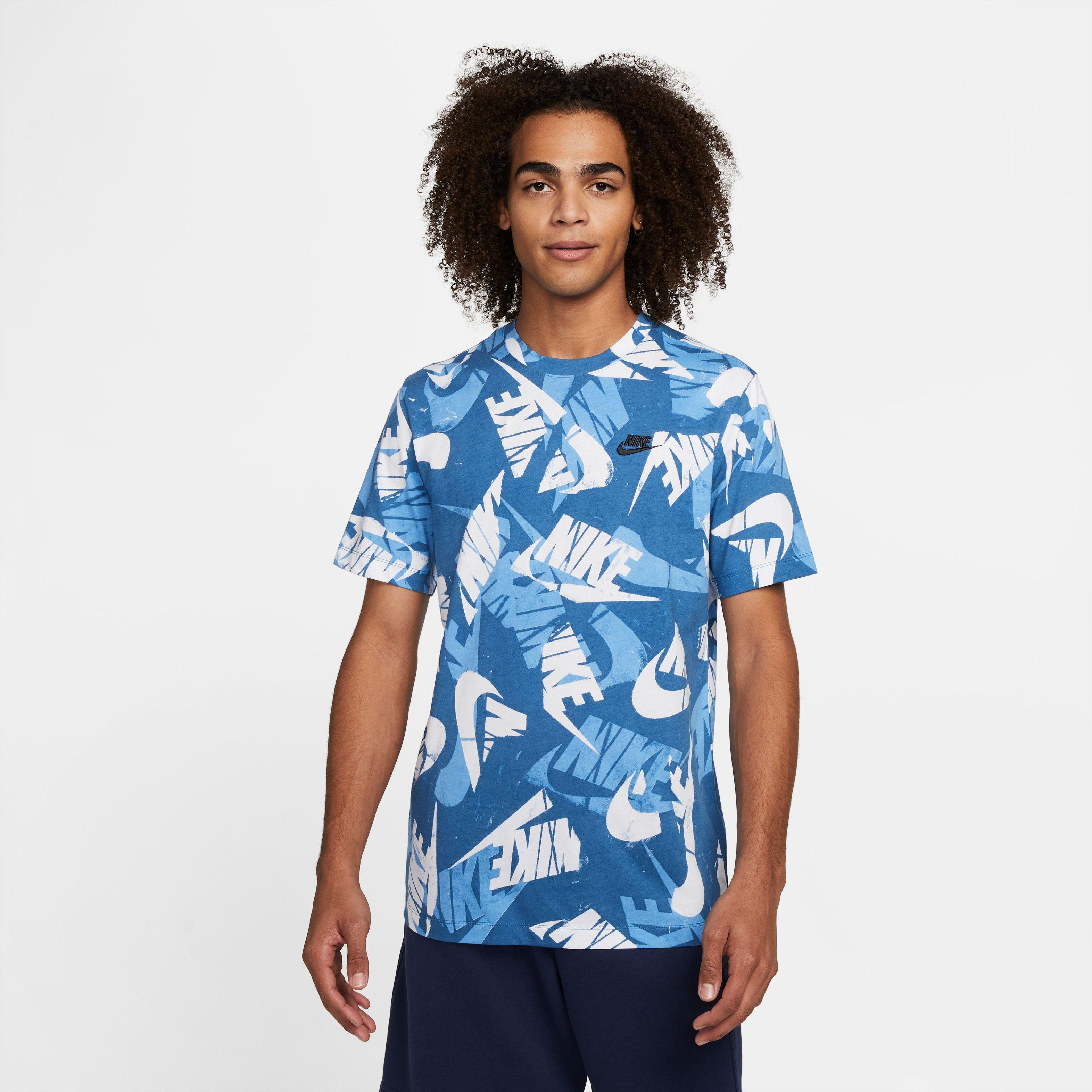 Men's Blue Nike T-Shirts: 100+ Items in Stock