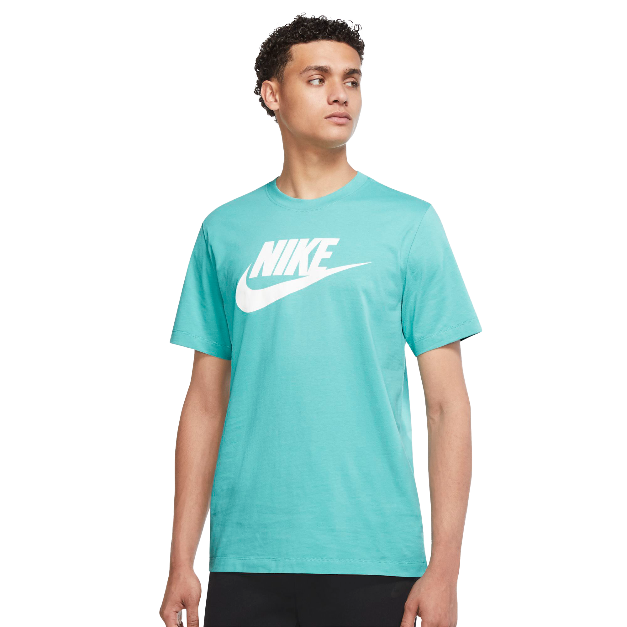 Nike Men Futura Sportswear Logo T-Shirt (XX-Large, Black)