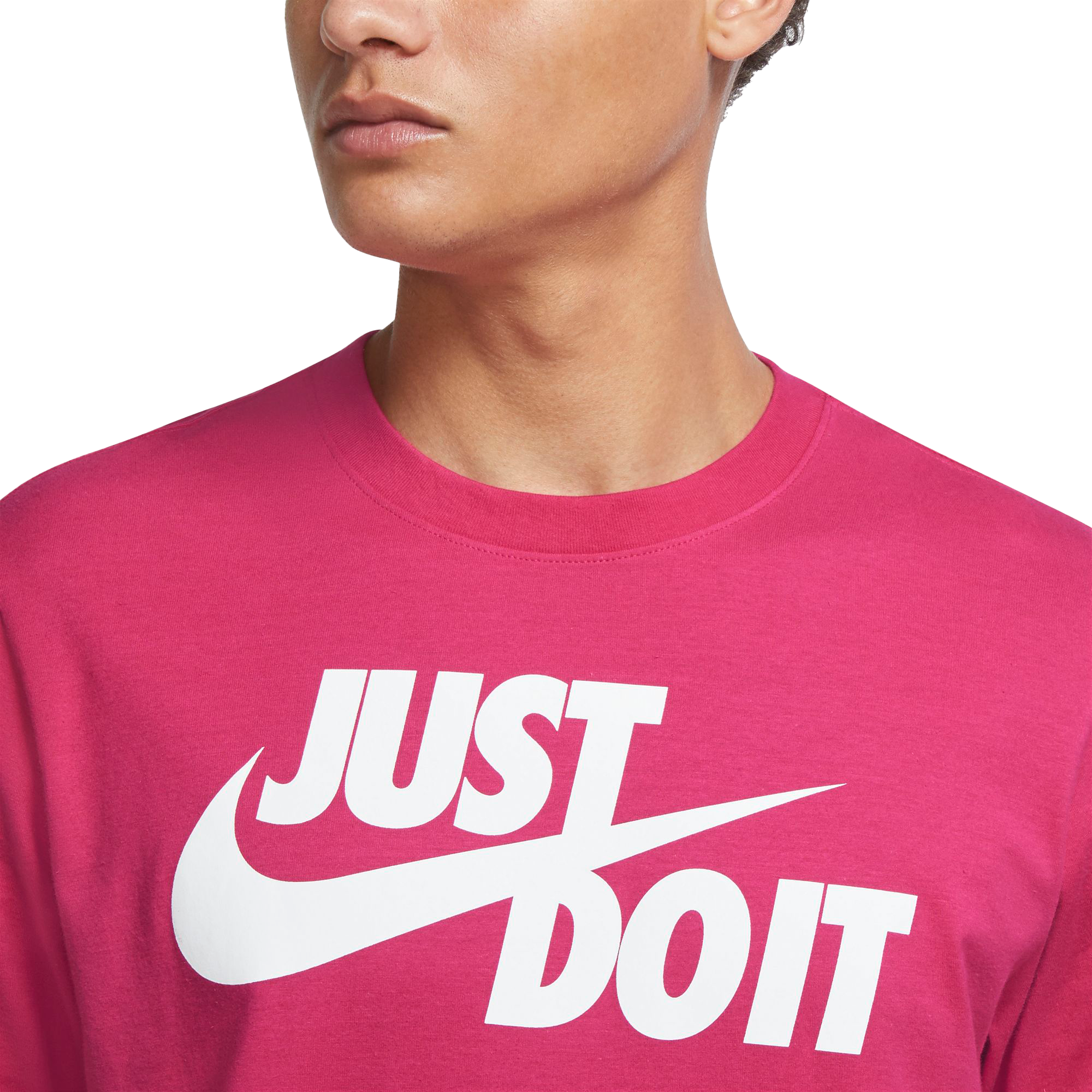 Nike Men's Big & Sportswear Swoosh "Pink" Tee - Hibbett | City