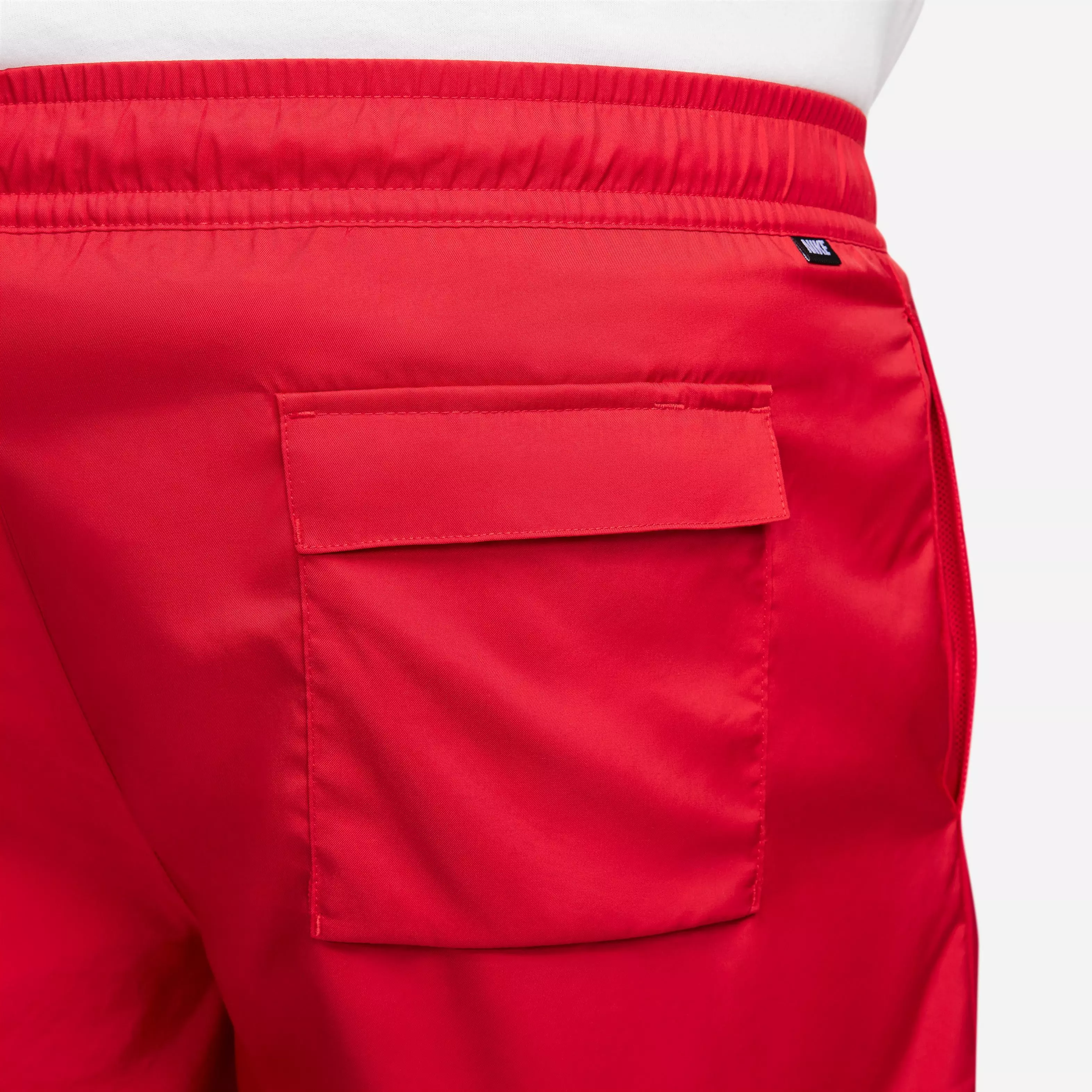 Nike Men's Sportswear Sport Essentials Woven Lined Flow "Red" Shorts - RED
