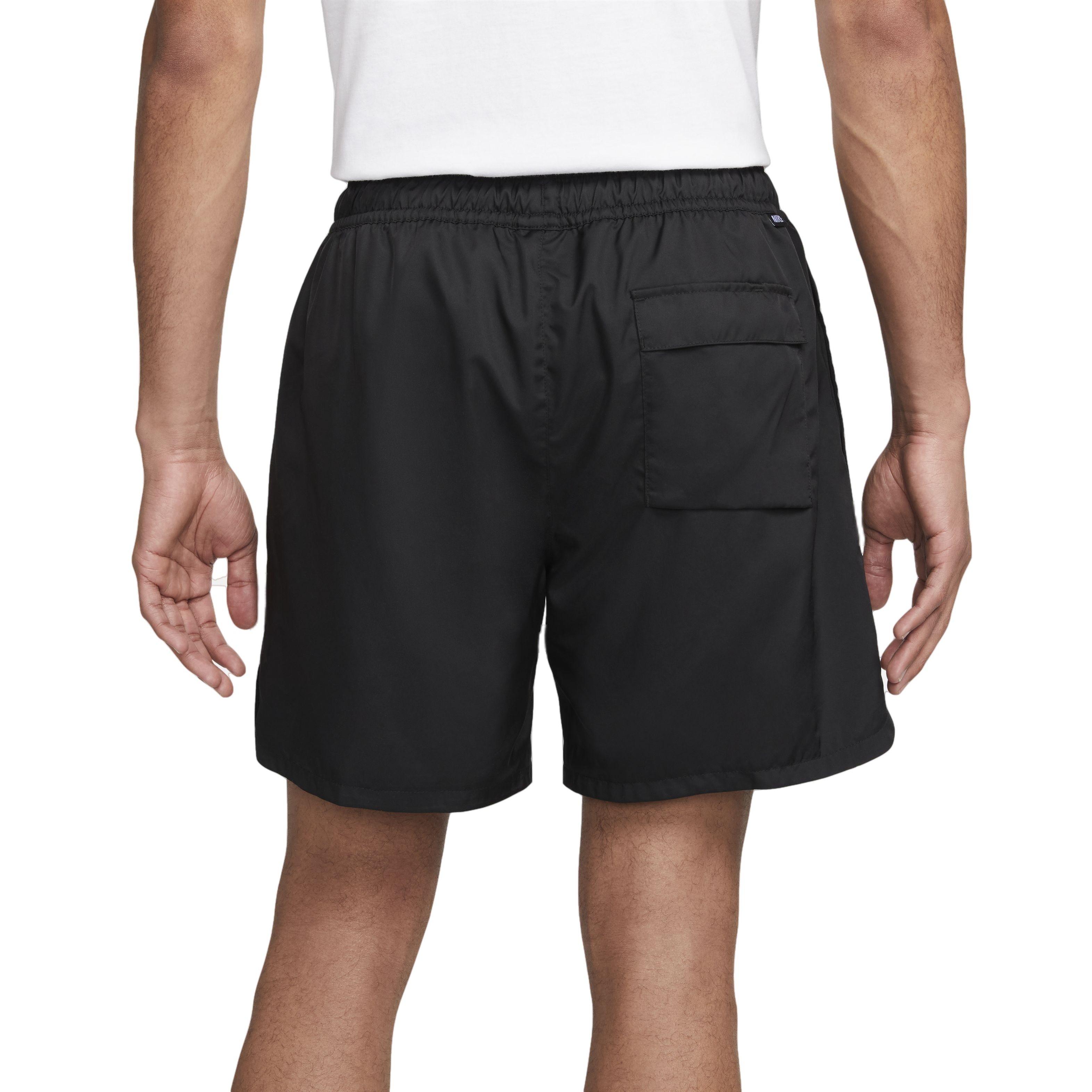 Nike Men's Sportswear Sport Essentials Woven Lined Flow Shorts - BLACK Thumbnail View 2