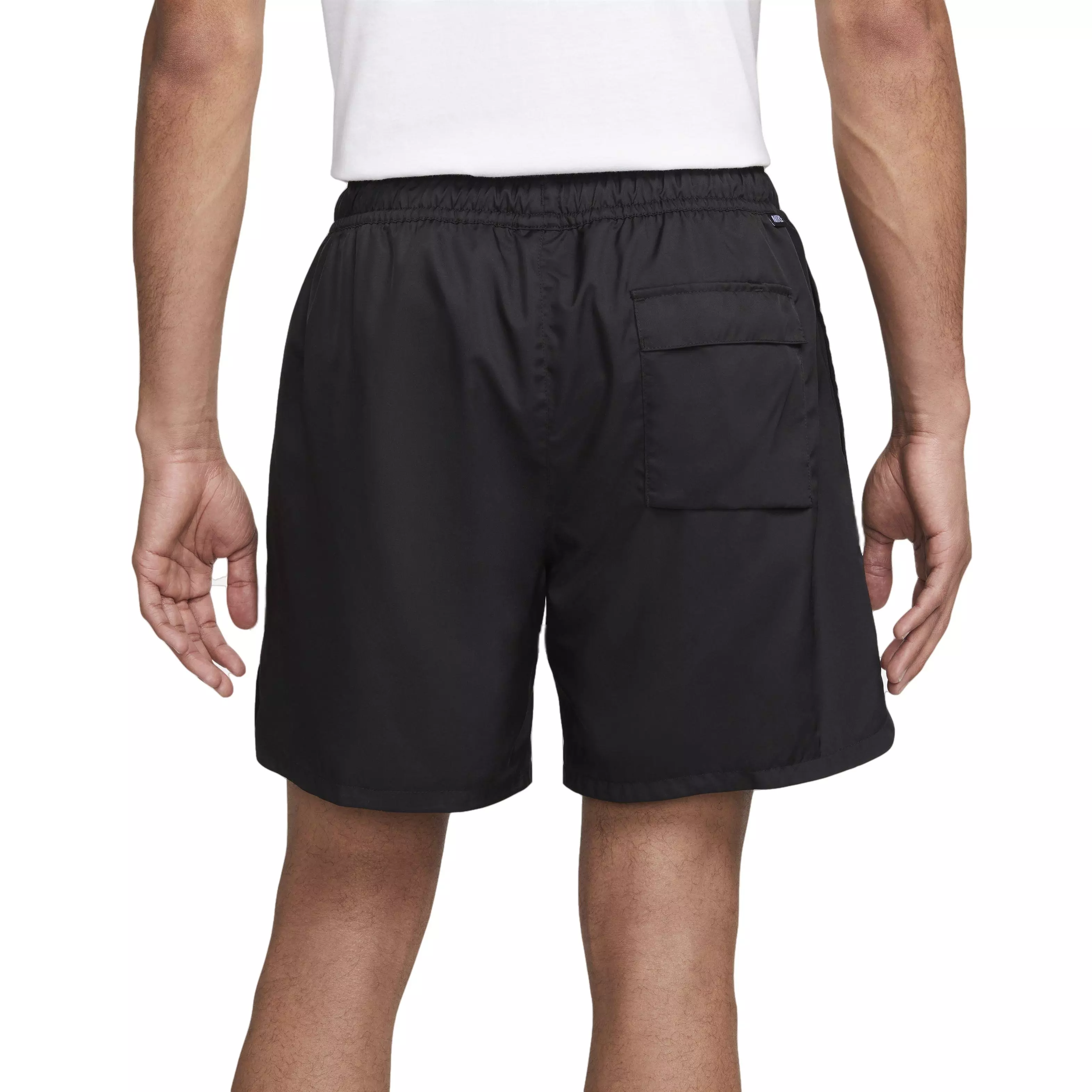 Nike Men's Sportswear Sport Essentials Woven Lined Flow Shorts - BLACK