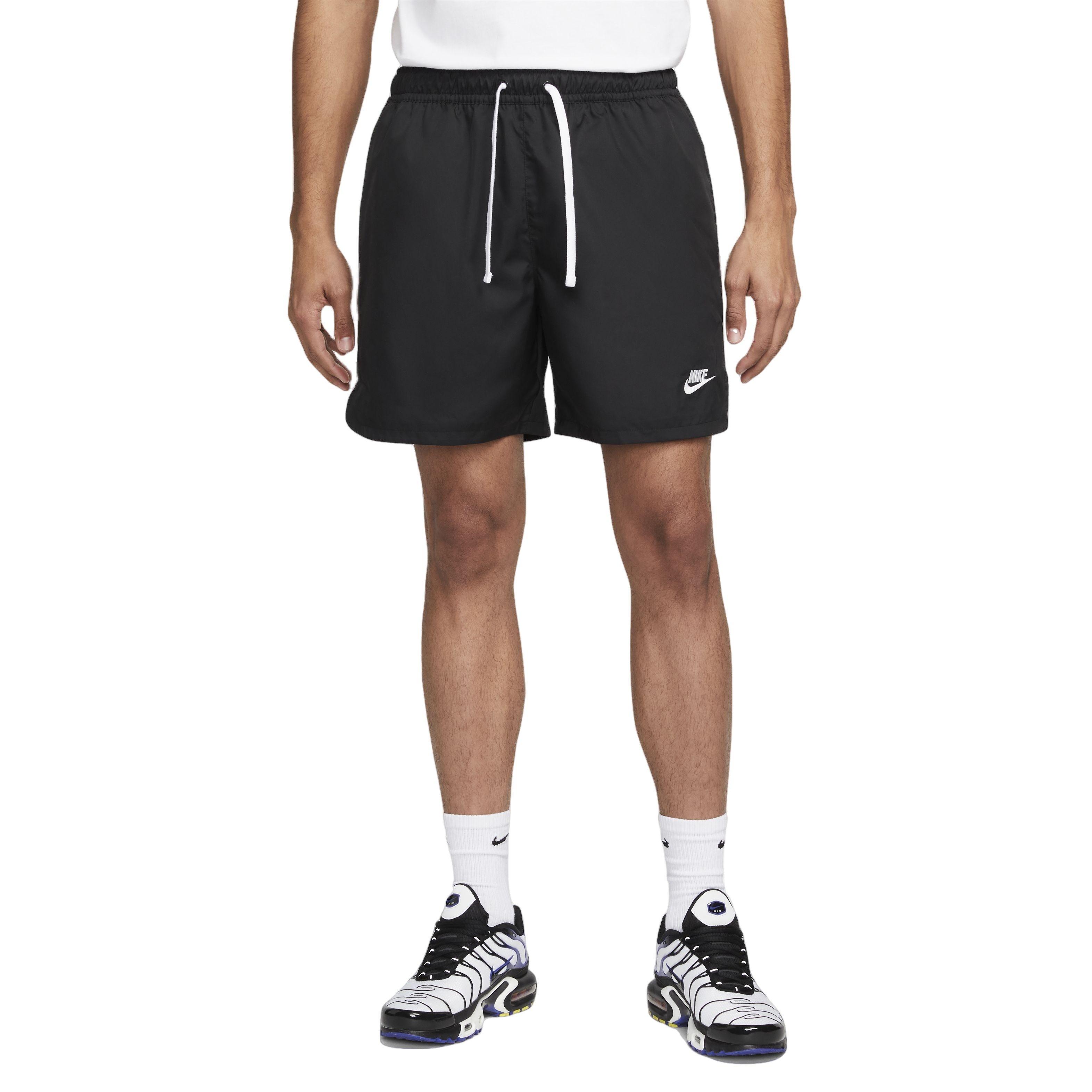 Nike Men's Sportswear Sport Essentials Woven Lined Flow Shorts - BLACK Thumbnail View 3
