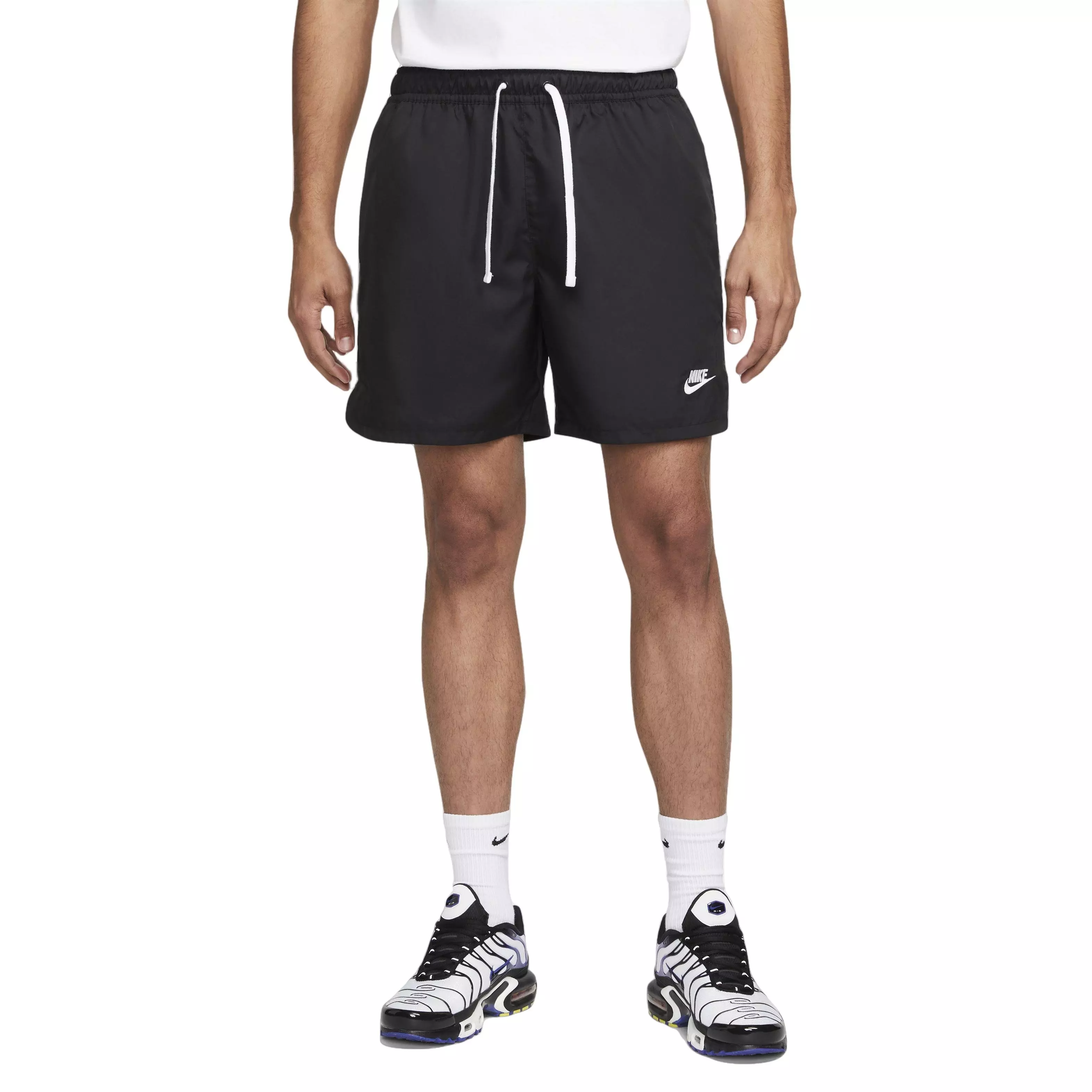 Nike Men's Sportswear Sport Essentials Woven Lined Flow Shorts - BLACK