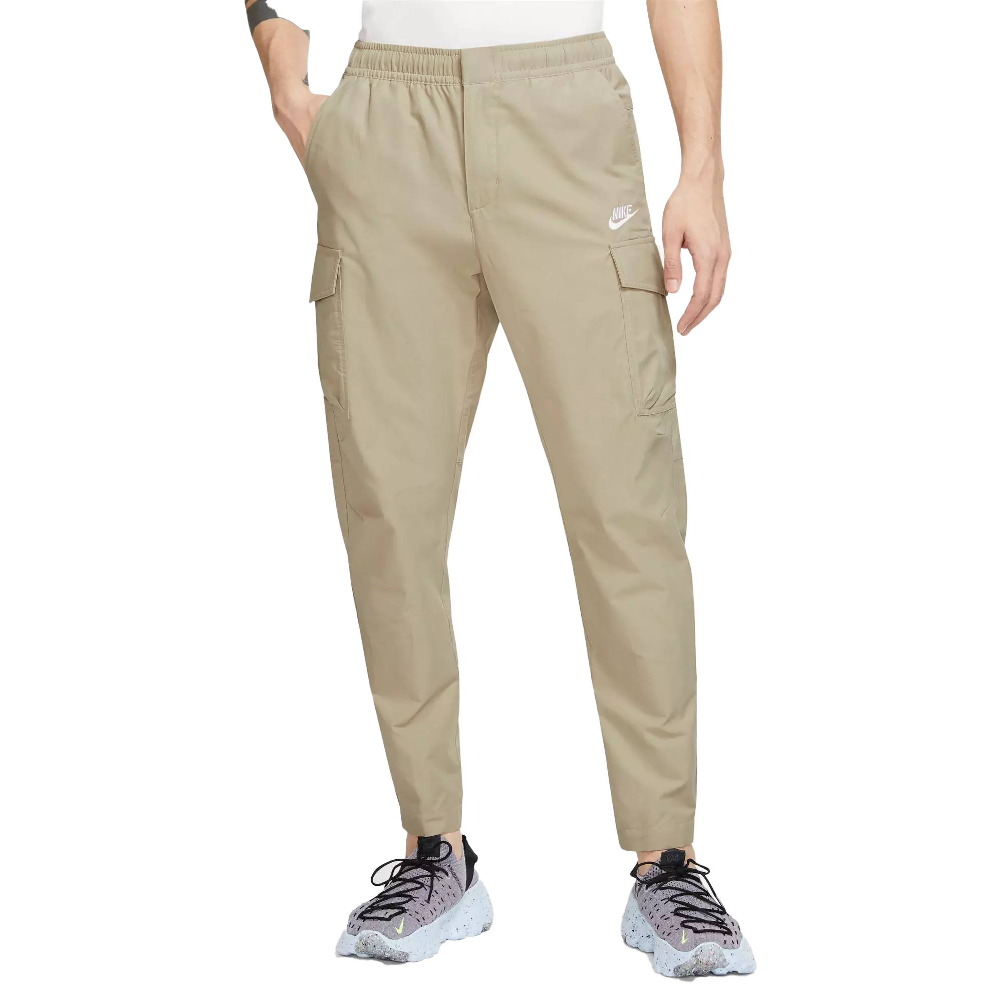 Nike Men's Sportswear Woven Unlined Utility Tan Pants
