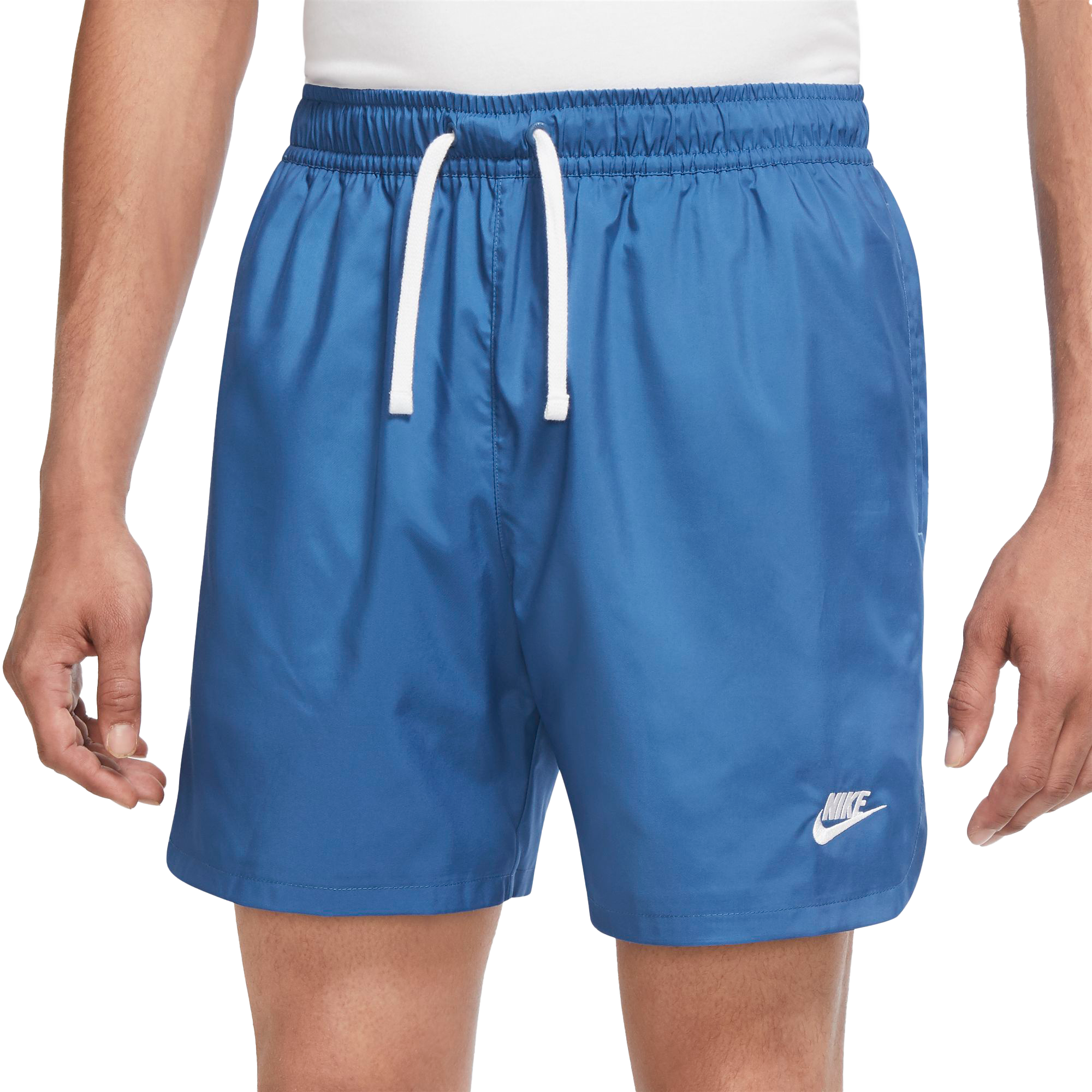 Nike 100% Polyester Blue Athletic Shorts Size M - 52% off
