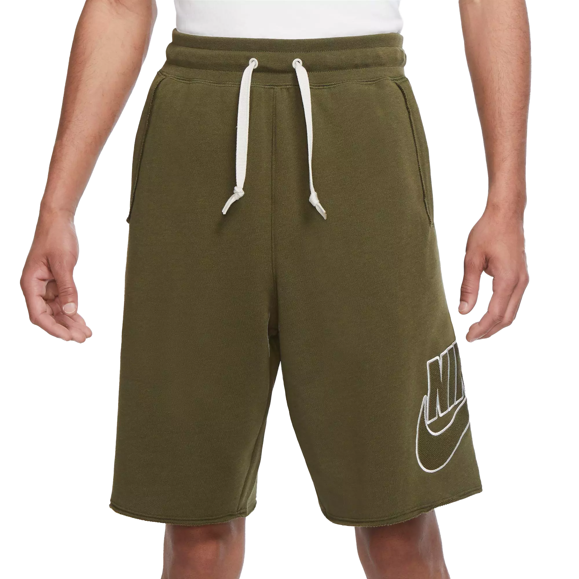 Nike Men's Sportswear Sport Classic Essentials French Terry Alumni Shorts - DK GREEN