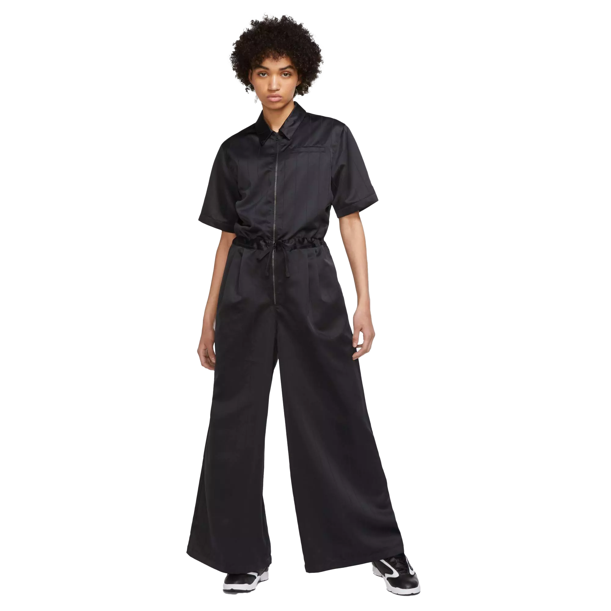 Jordan Women's Heritage Flight Suit-Black - BLACK