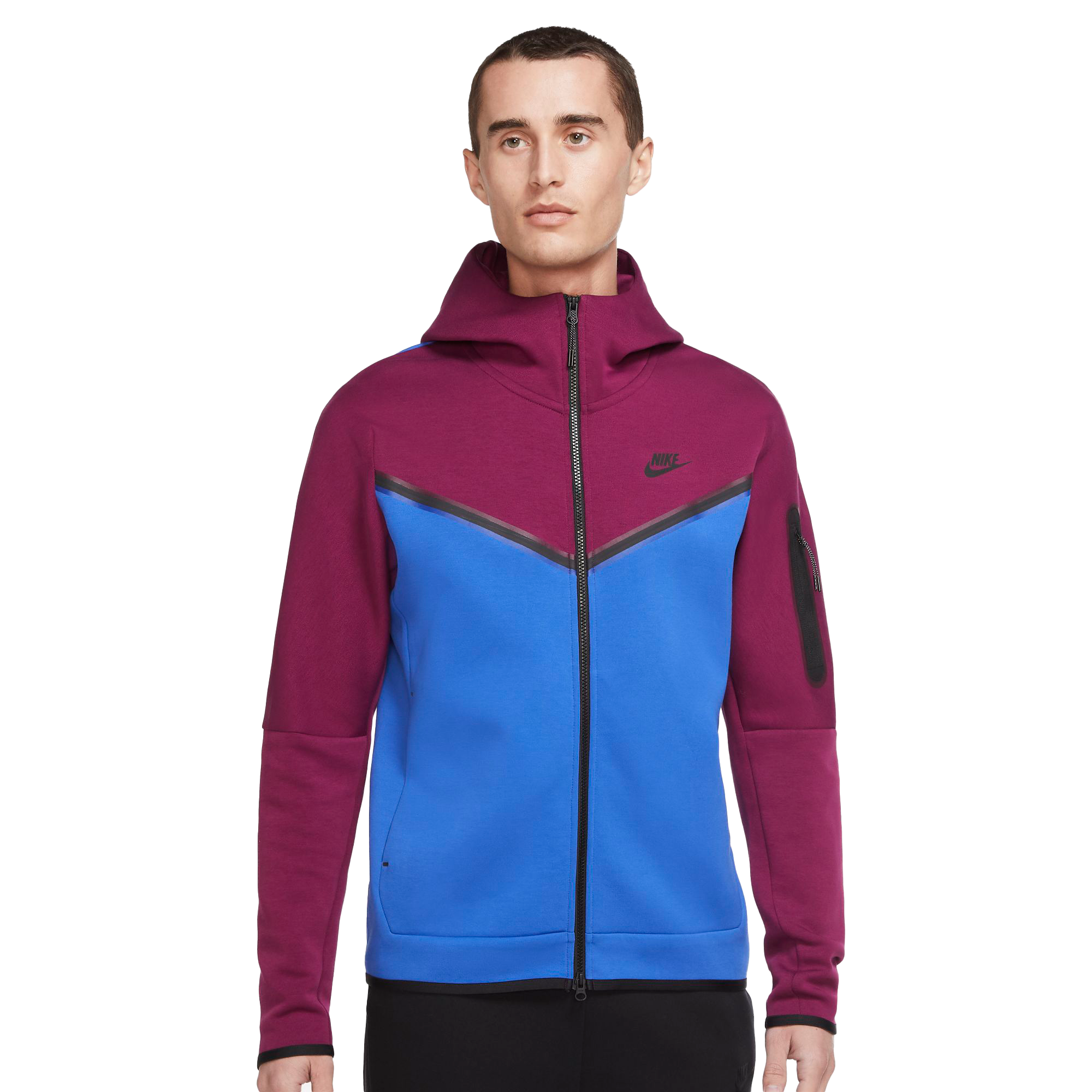 Purple tech best sale fleece hoodie