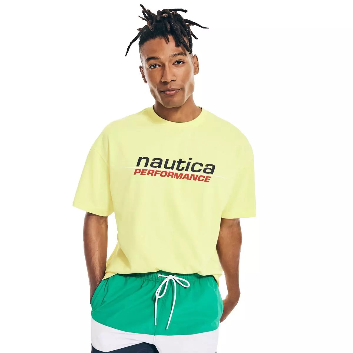Nautica Men's Performance Tee-Gold - GOLD